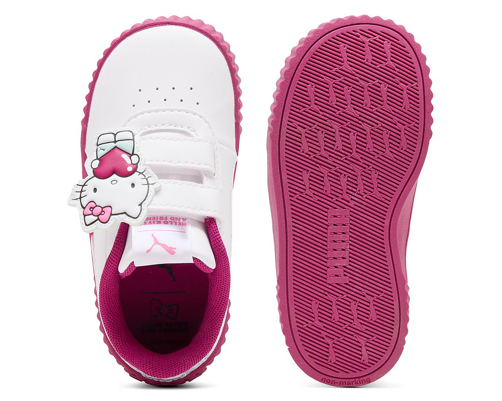 Foto 5 pulgar | Foto 4 | Tenis Puma Carina 3.0 Hello Kitty and Friends para Bebé Niña