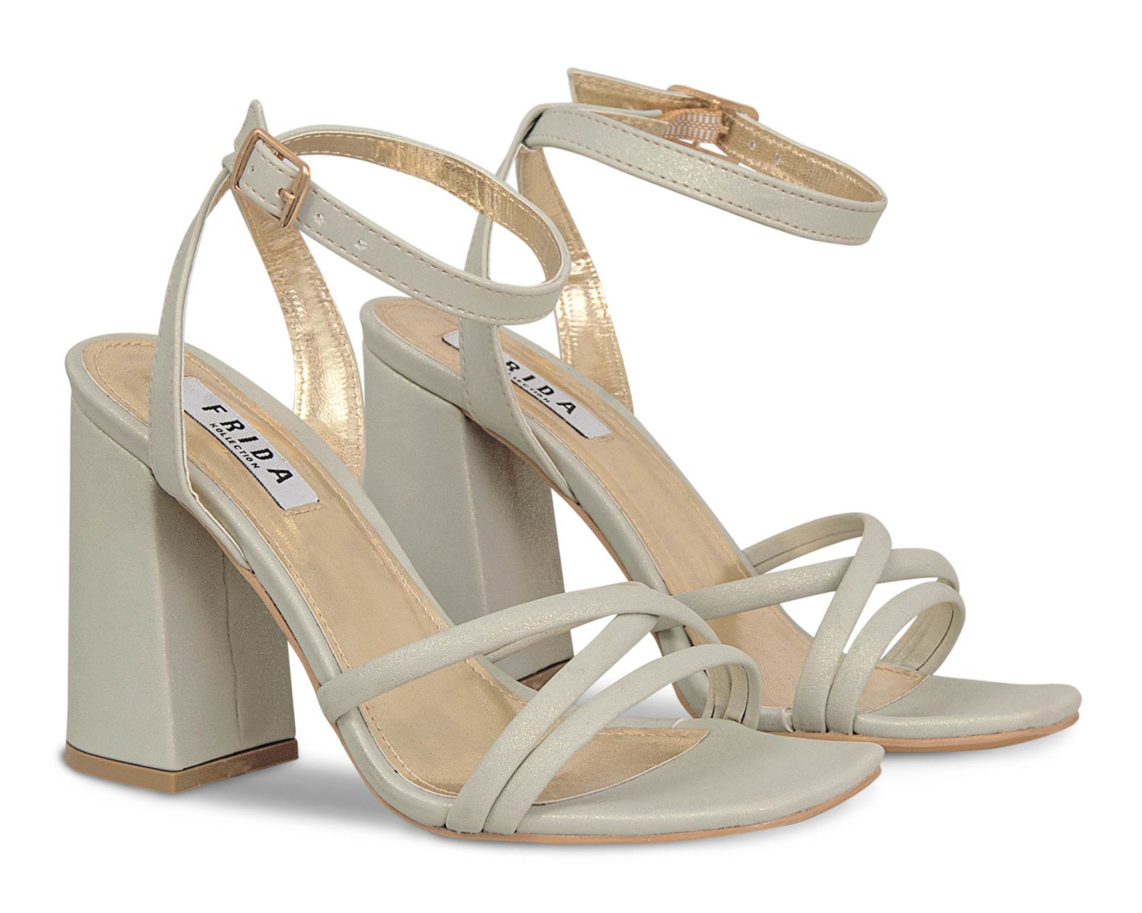 Foto 2 pulgar | Foto 1 | Sandalias de Tacón Frida Kollection para Mujer