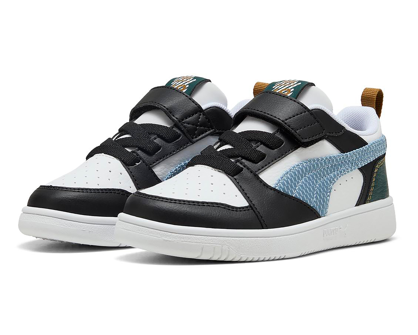 Tenis Puma Rebound V6 Low Run Fun AC para Niño