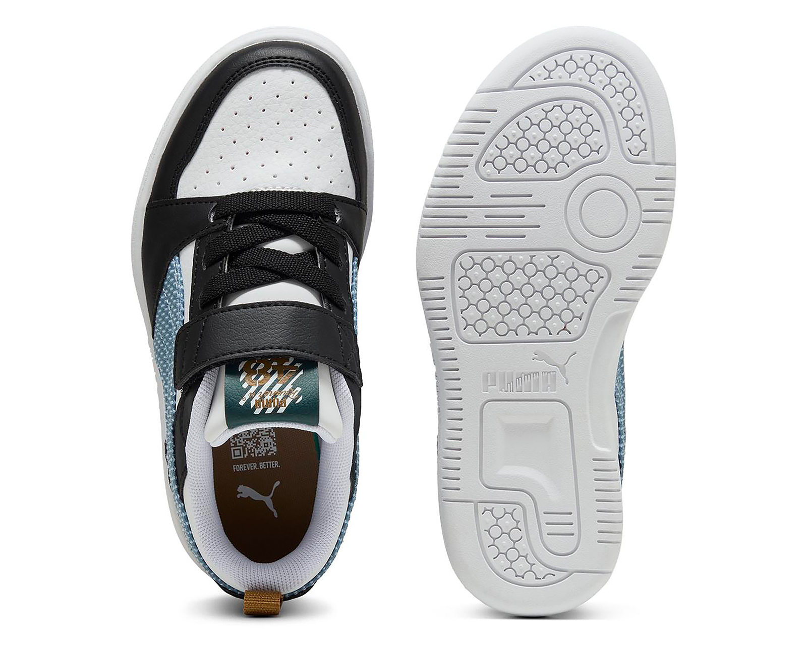 Foto 5 pulgar | Foto 4 | Tenis Puma Rebound V6 Low Run Fun AC para Niño