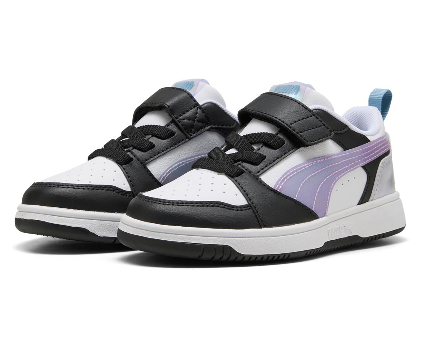 Foto 2 pulgar | Foto 1 | Tenis Puma Rebound V6 Lo Space Belle AC+ para Niño