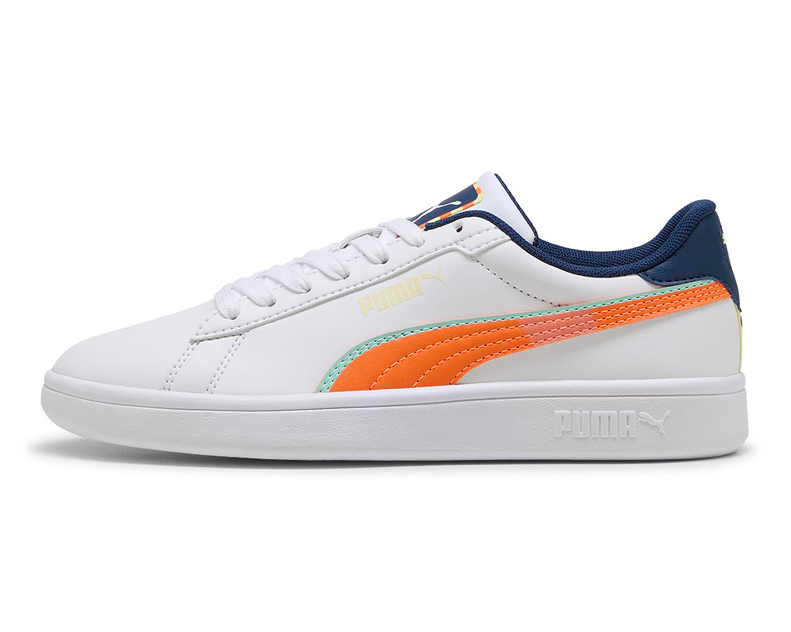 Foto 4 pulgar | Foto 3 | Tenis Puma Smash 3.0 Playdate Juveniles