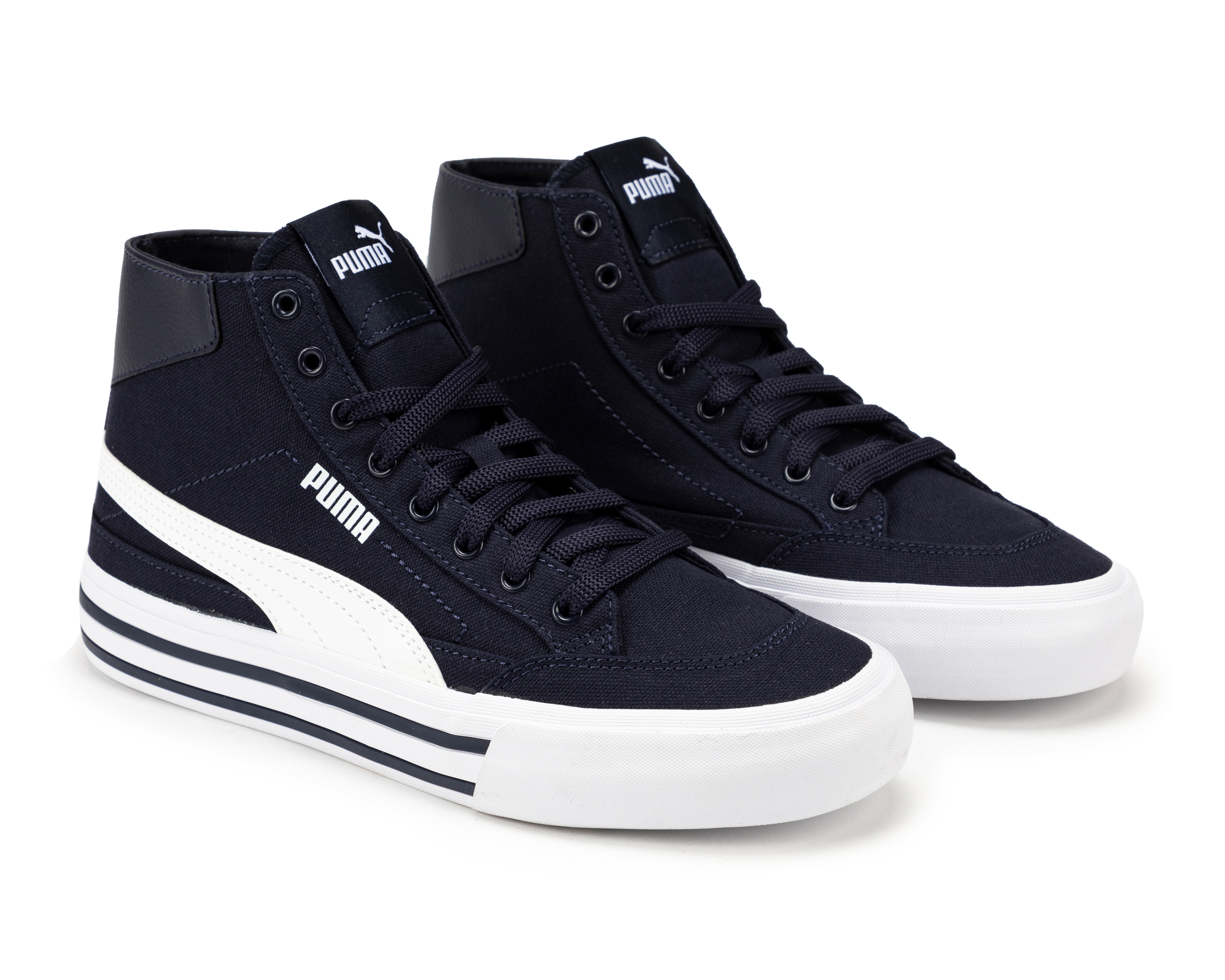 Foto 2 pulgar | Foto 1 | Tenis Puma Court Classic Vulc Juveniles