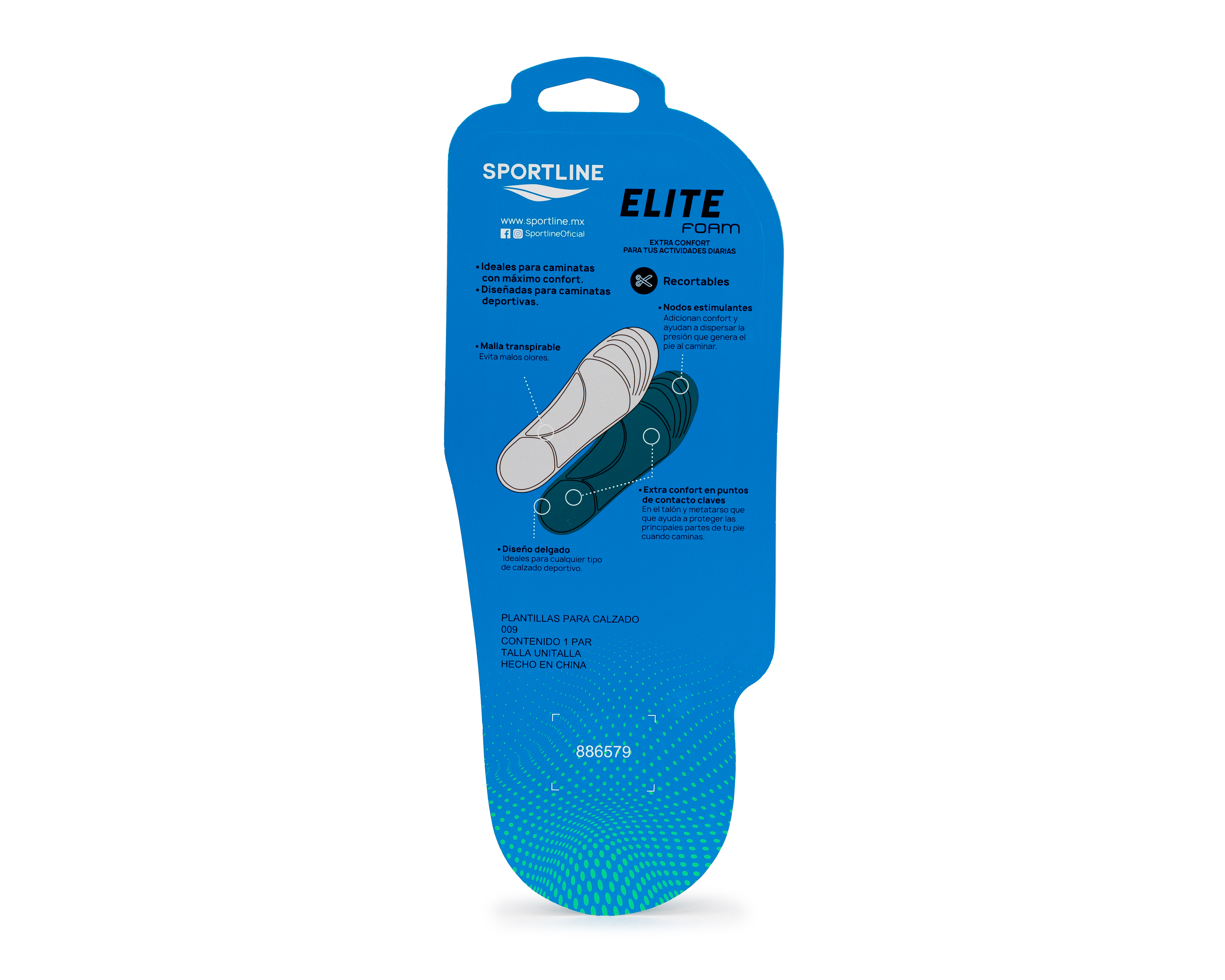 Foto 3 pulgar | Foto 2 | Plantillas para Calzado Sportline Elite Foam Tallas 25-29