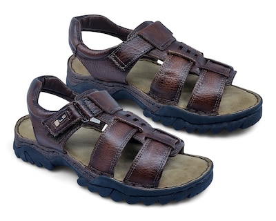 Foto 1 | Foto 1 | Sandalias Confort Lobo Solo de Piel para Hombre