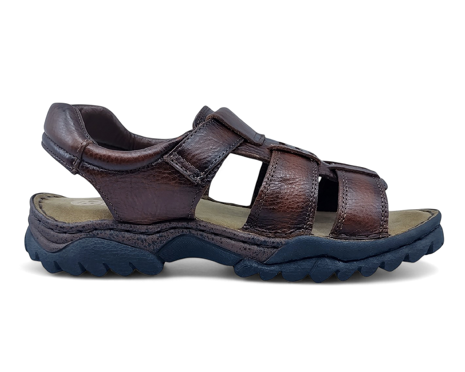 Foto 5 pulgar | Foto 4 | Sandalias Confort Lobo Solo de Piel para Hombre