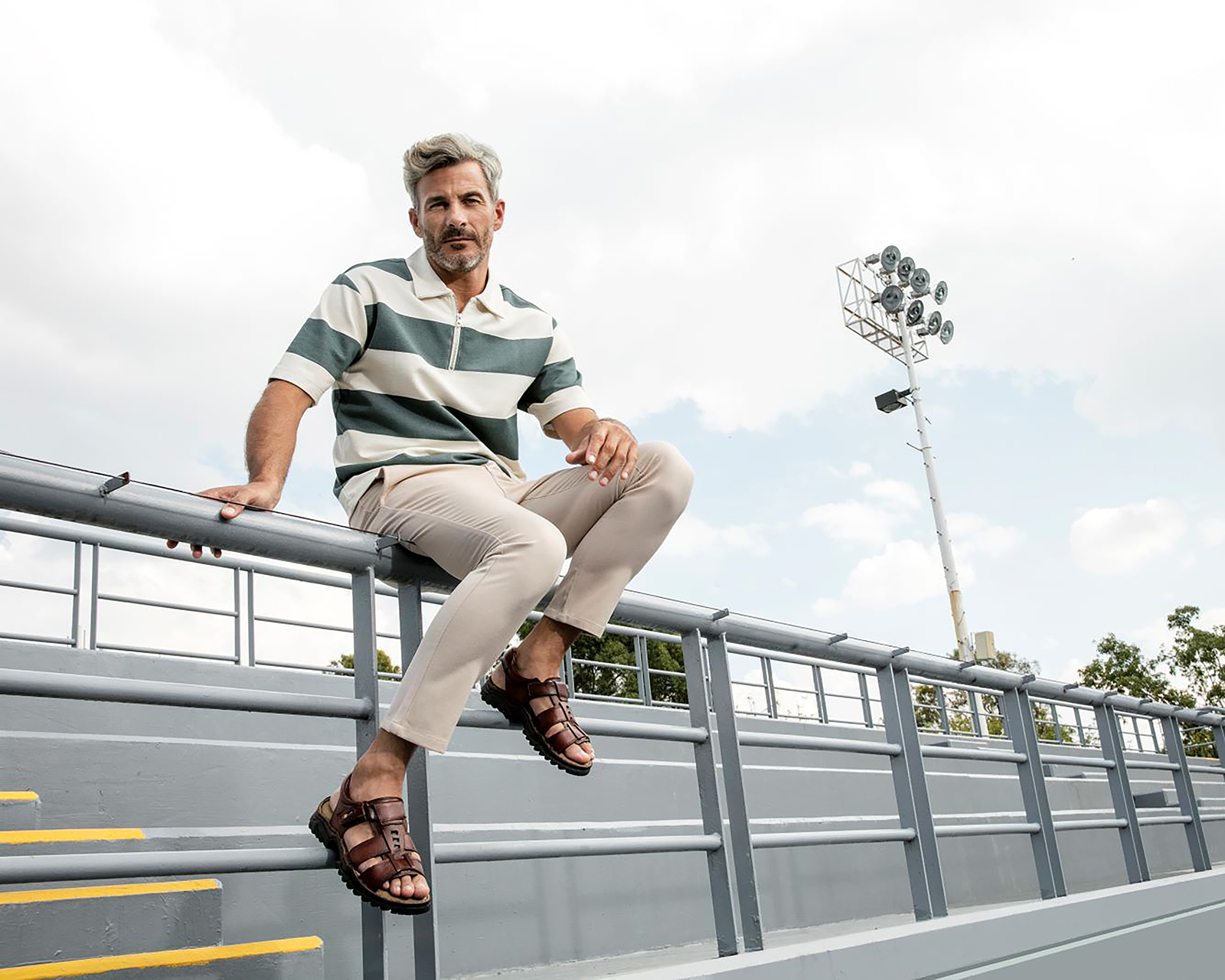 Foto 8 pulgar | Foto 7 | Sandalias Confort Lobo Solo de Piel para Hombre