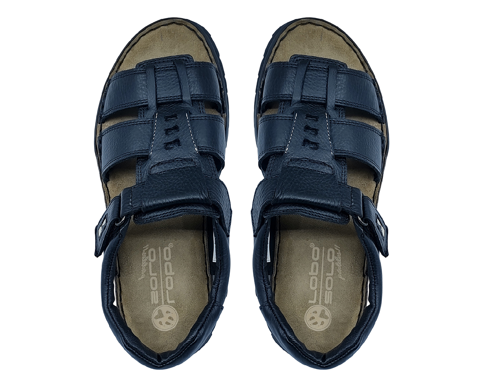 Foto 4 pulgar | Foto 3 | Sandalias Confort Lobo Solo de Piel para Hombre