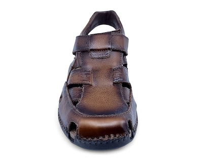 Foto 5 | Foto 5 | Sandalias Confort Lobo Solo de Piel para Hombre