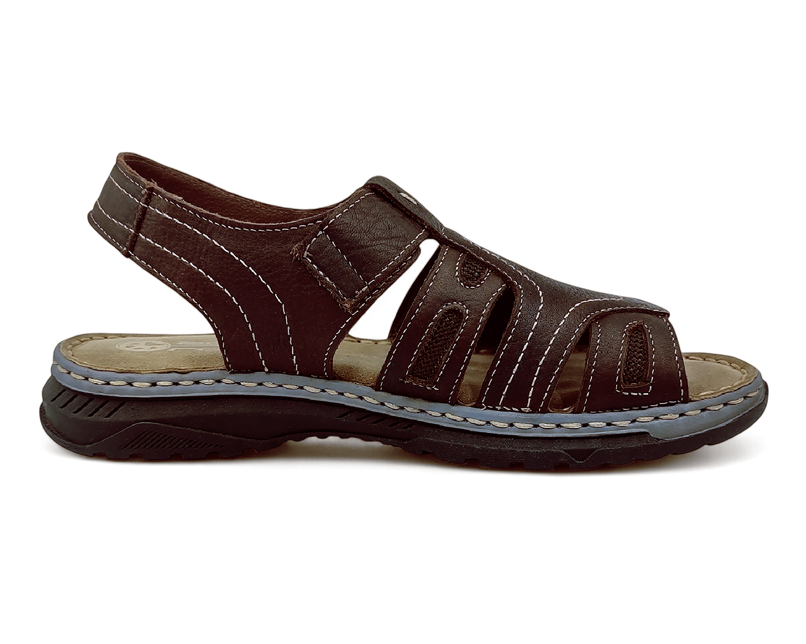 Foto 5 pulgar | Foto 4 | Sandalias de Playa Lobo Solo de Piel para Hombre