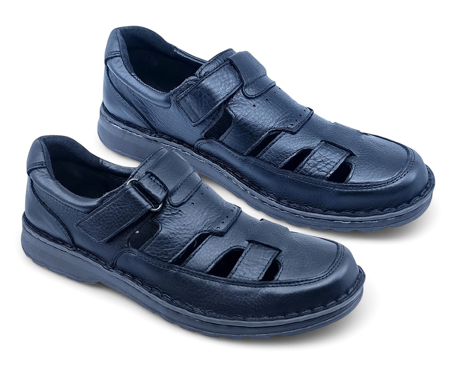 Sandalias de Playa Lobo Solo de Piel para Hombre