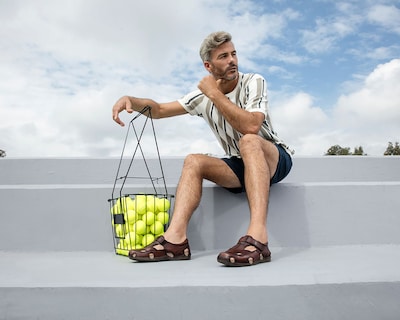 Foto 7 | Foto 7 | Sandalias de Playa Lobo Solo de Piel para Hombre