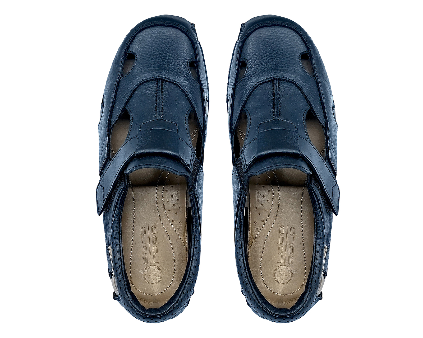 Foto 4 pulgar | Foto 3 | Sandalias de Playa Lobo Solo de Piel para Hombre