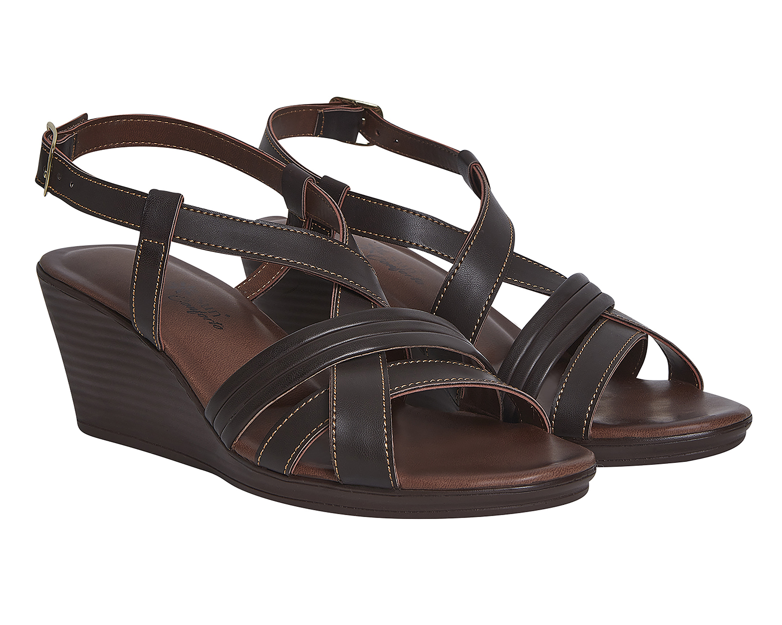 Foto 2 pulgar | Foto 1 | Sandalias Confort Lady Sun Conforto para Mujer