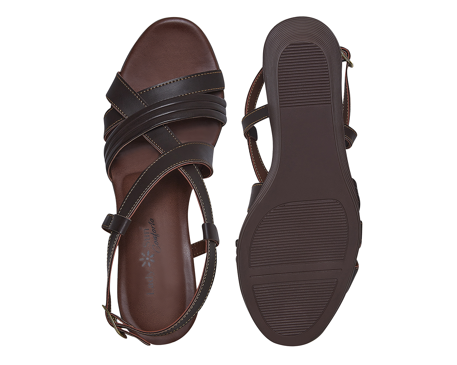 Foto 3 pulgar | Foto 2 | Sandalias Confort Lady Sun Conforto para Mujer