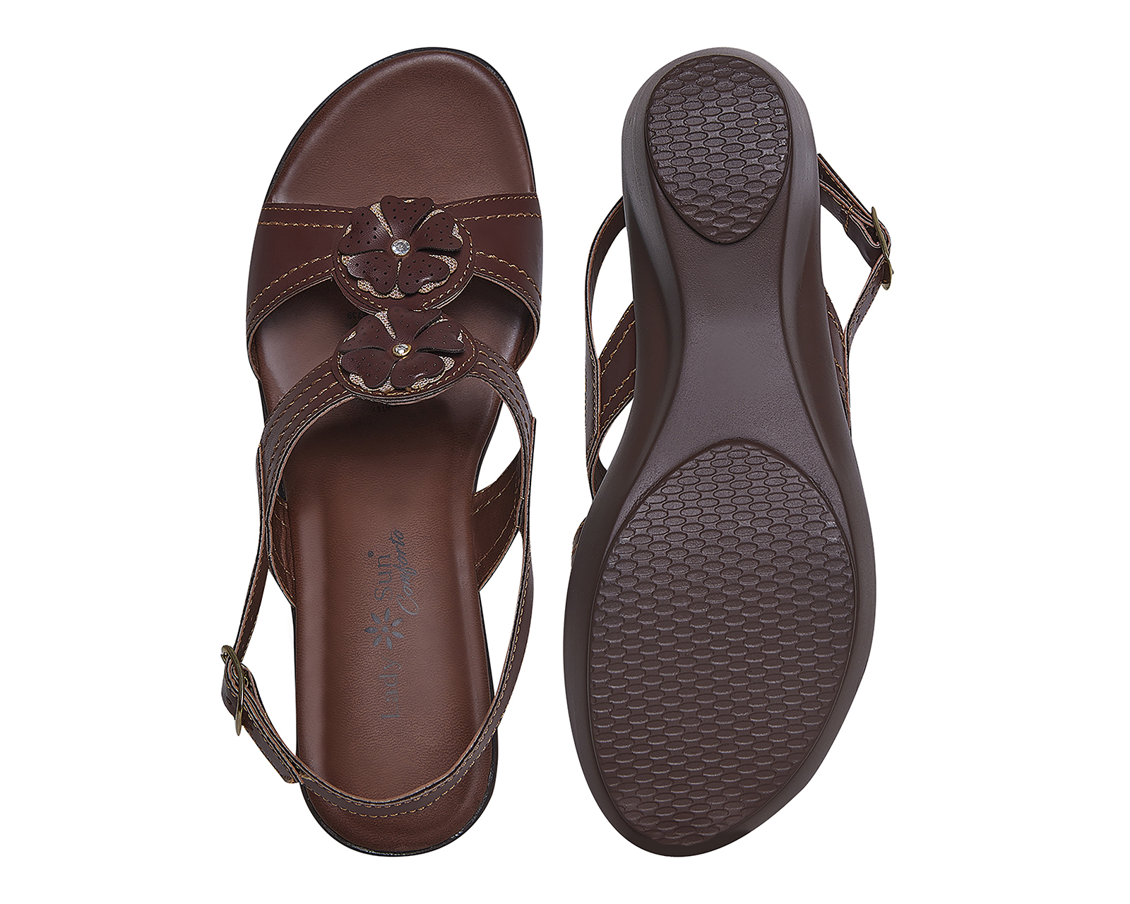 Foto 3 pulgar | Foto 2 | Sandalias Confort Lady Sun Conforto para Mujer