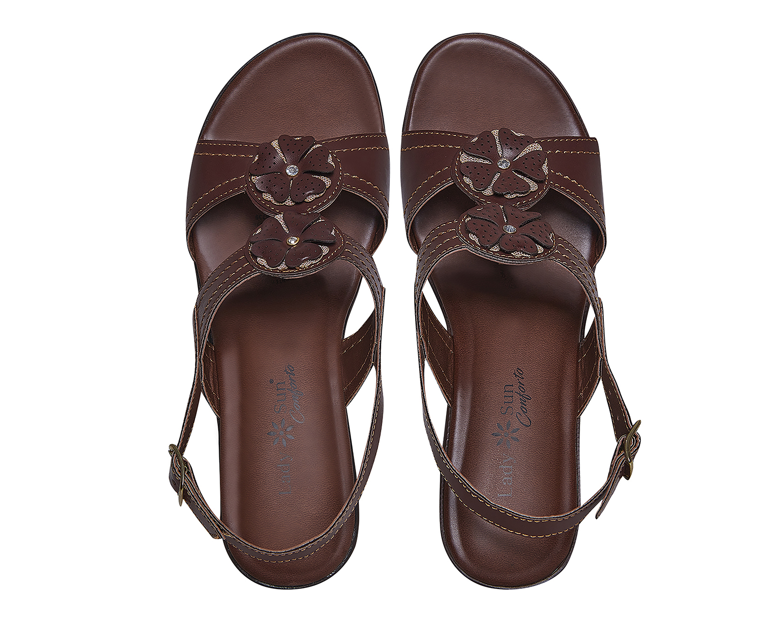 Foto 4 pulgar | Foto 3 | Sandalias Confort Lady Sun Conforto para Mujer