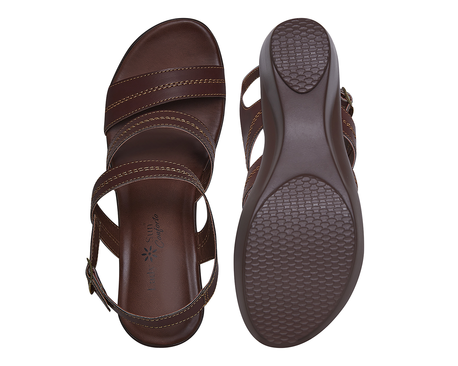 Foto 3 pulgar | Foto 2 | Sandalias Confort Lady Sun Conforto para Mujer