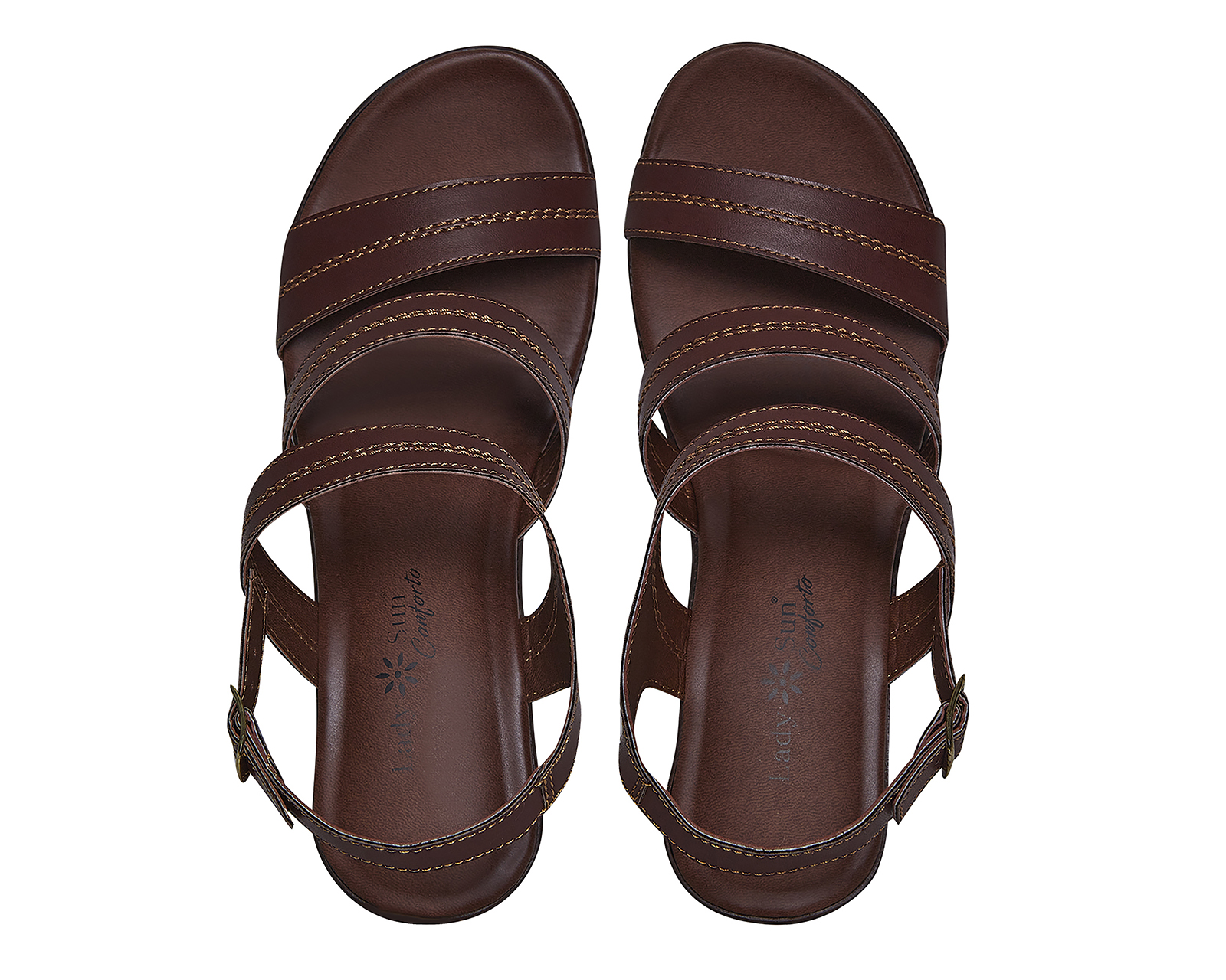 Foto 4 pulgar | Foto 3 | Sandalias Confort Lady Sun Conforto para Mujer