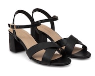 Sandalias de Tacón Lady Paulina Almendra para Mujer