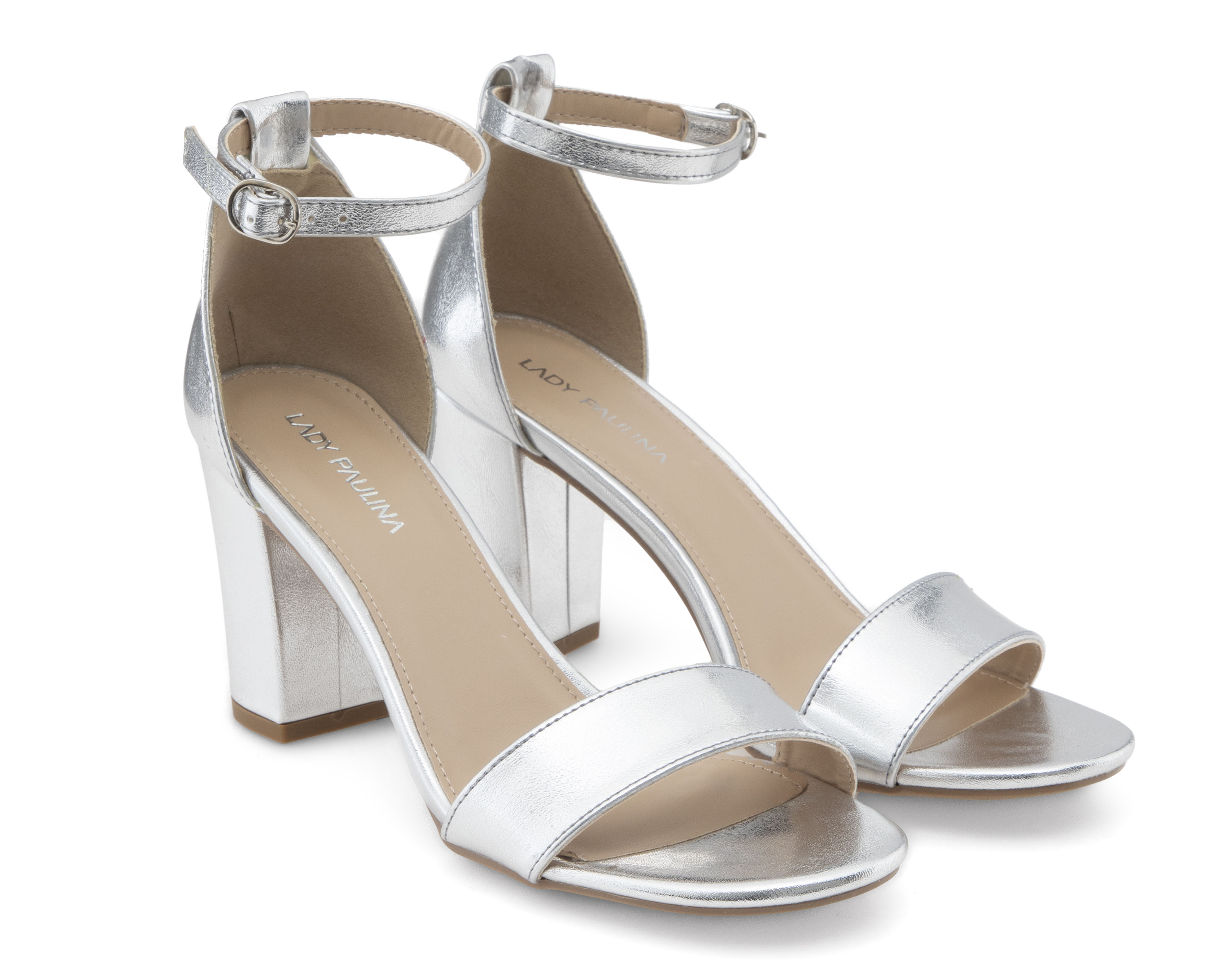 Foto 2 pulgar | Foto 1 | Sandalias de Tacón Lady Paulina Dorian para Mujer
