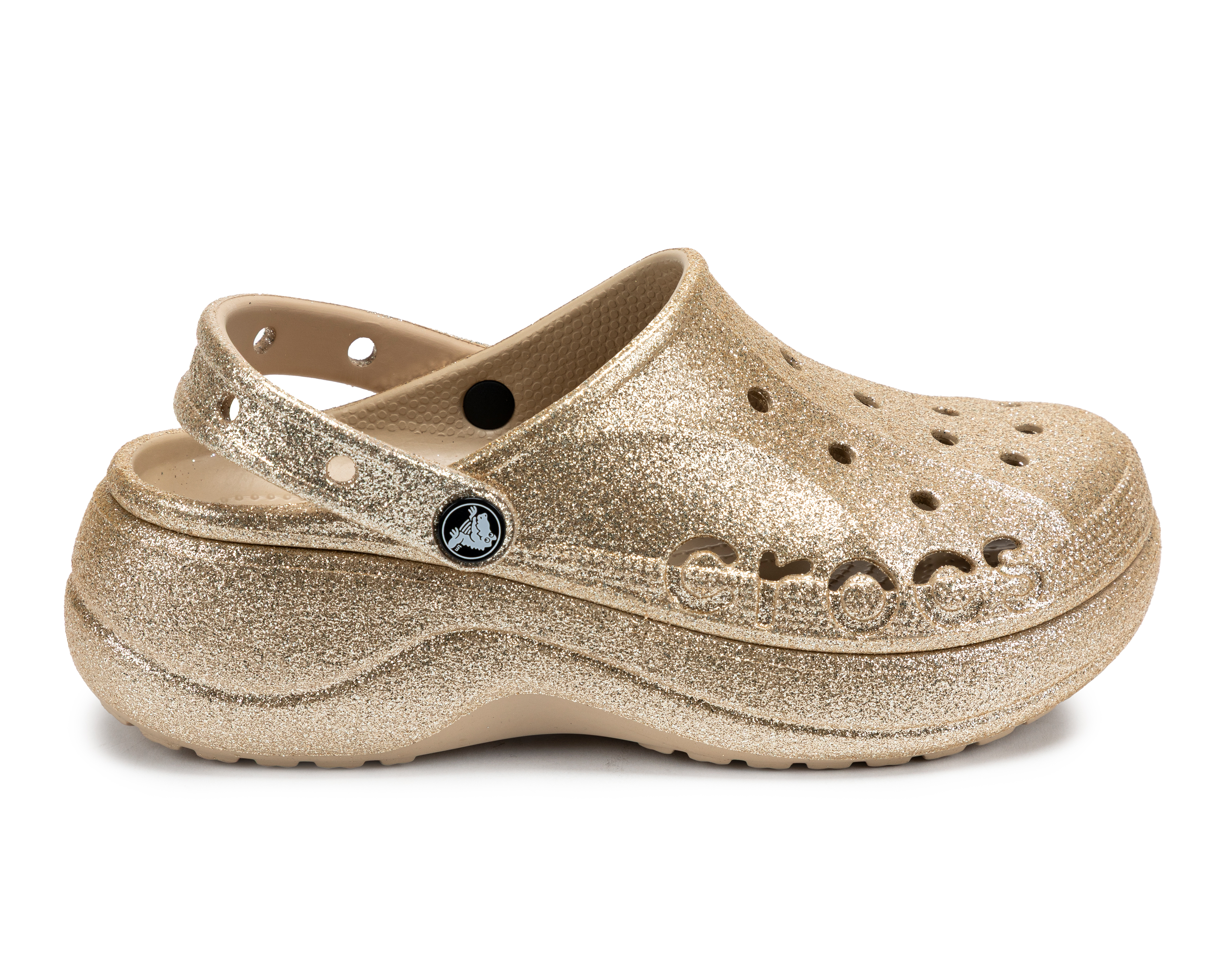 Foto 2 | Foto 2 | Sandalias Crocs Baya Platform Glitter para Mujer
