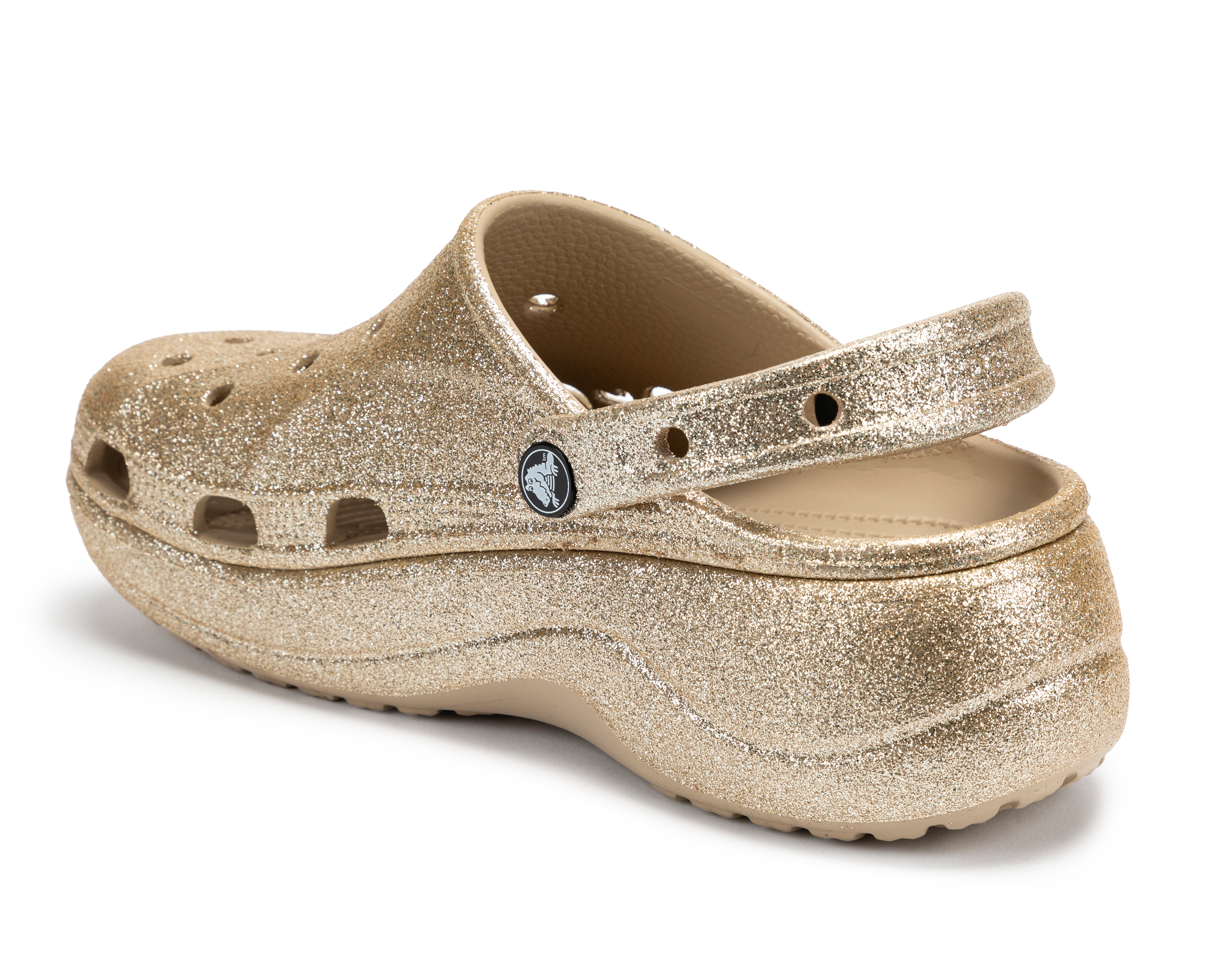 Foto 3 | Foto 3 | Sandalias Crocs Baya Platform Glitter para Mujer