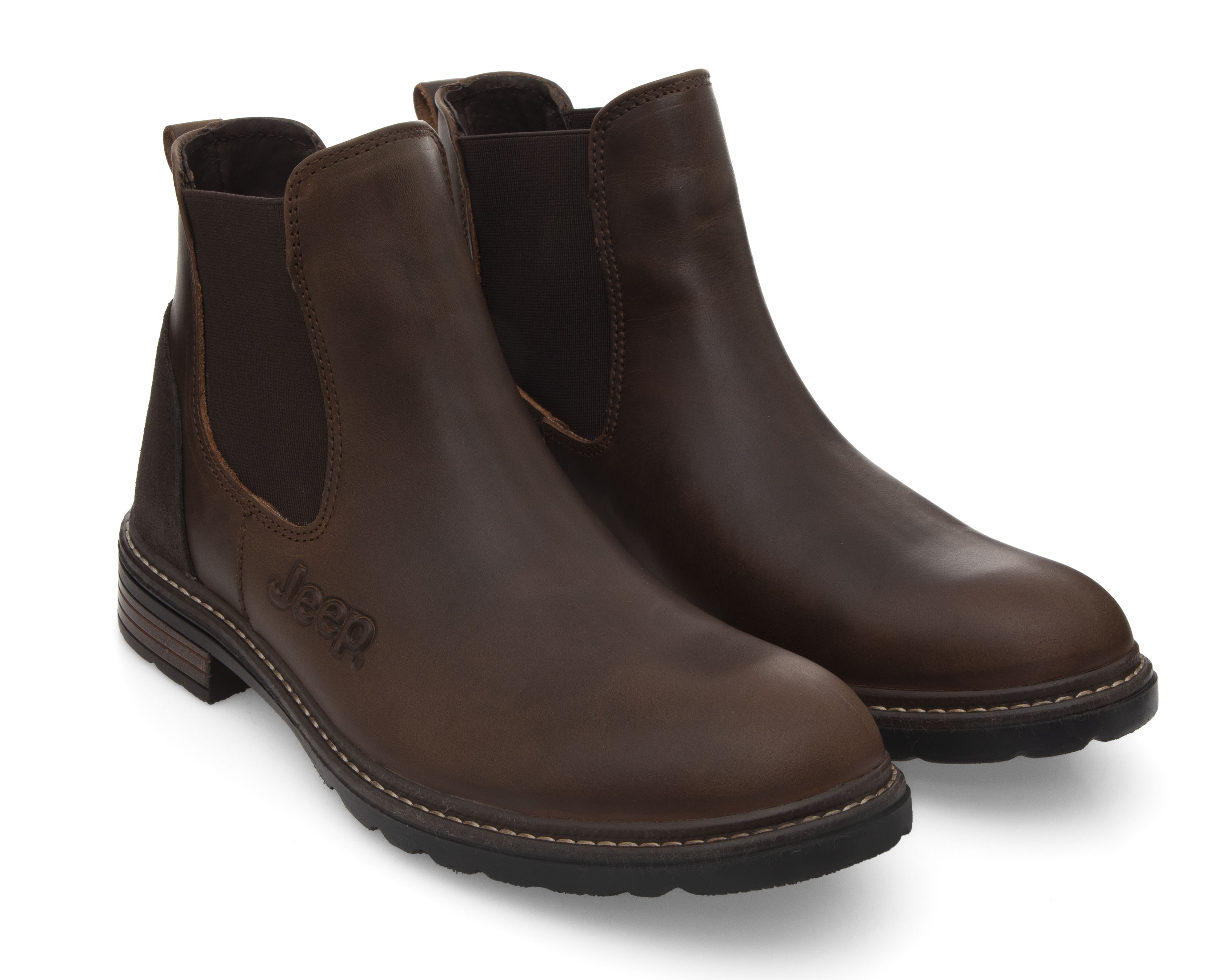 Foto 2 pulgar | Foto 1 | Botas Casuales Jeep de Piel para Hombre