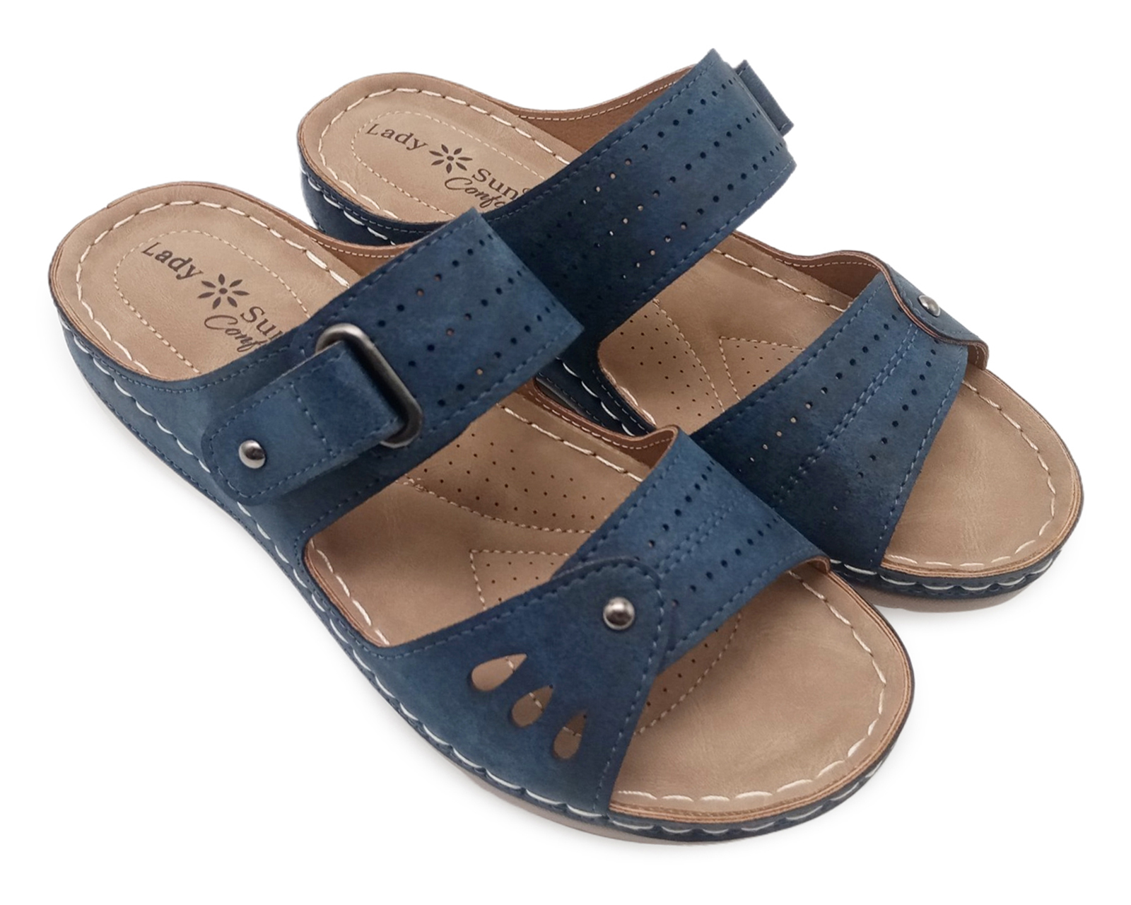 Foto 2 pulgar | Foto 1 | Sandalias Confort Lady Sun Conforto para Mujer