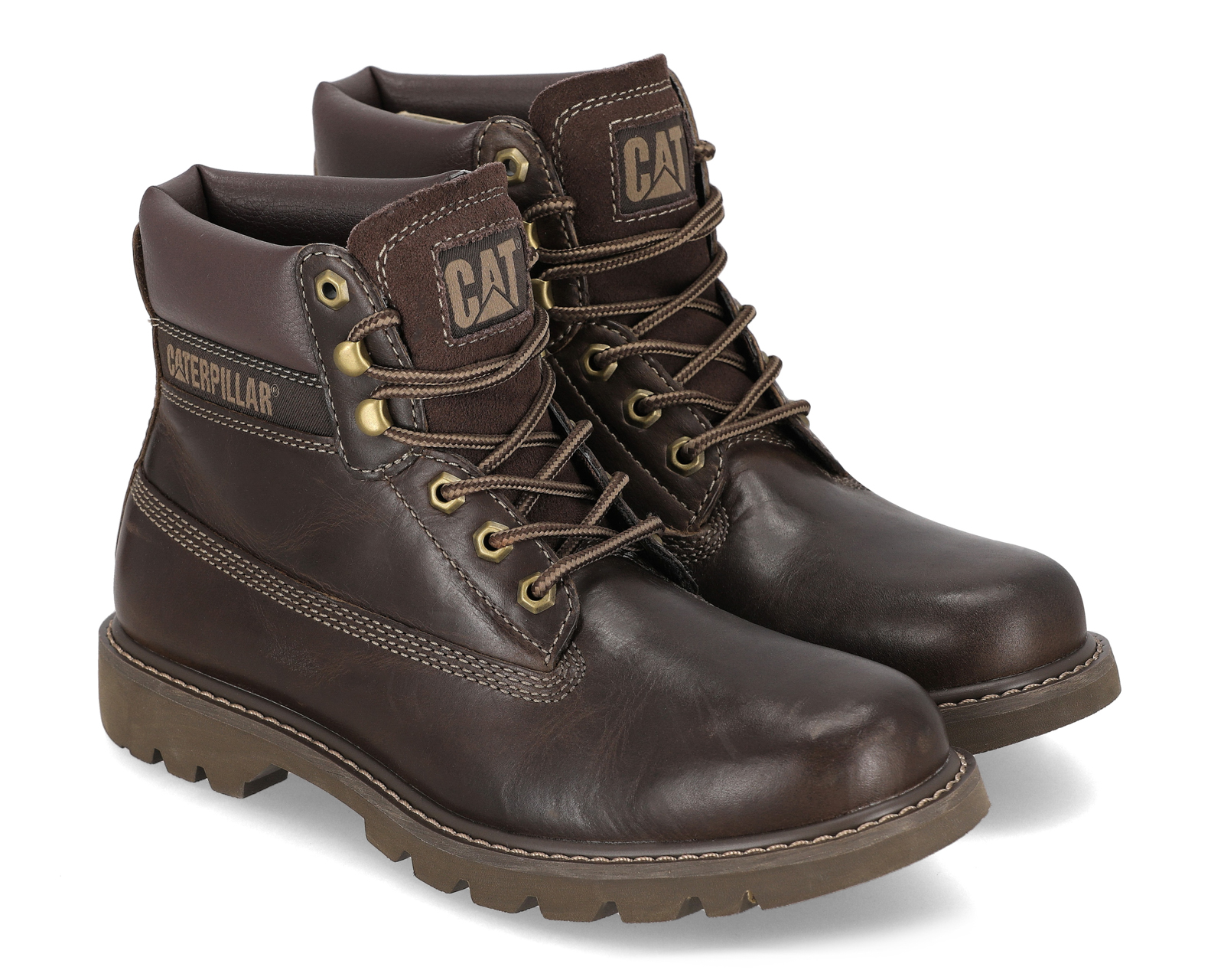 Foto 2 pulgar | Foto 1 | Botas Casuales CAT Colorado 20 de Piel para Hombre