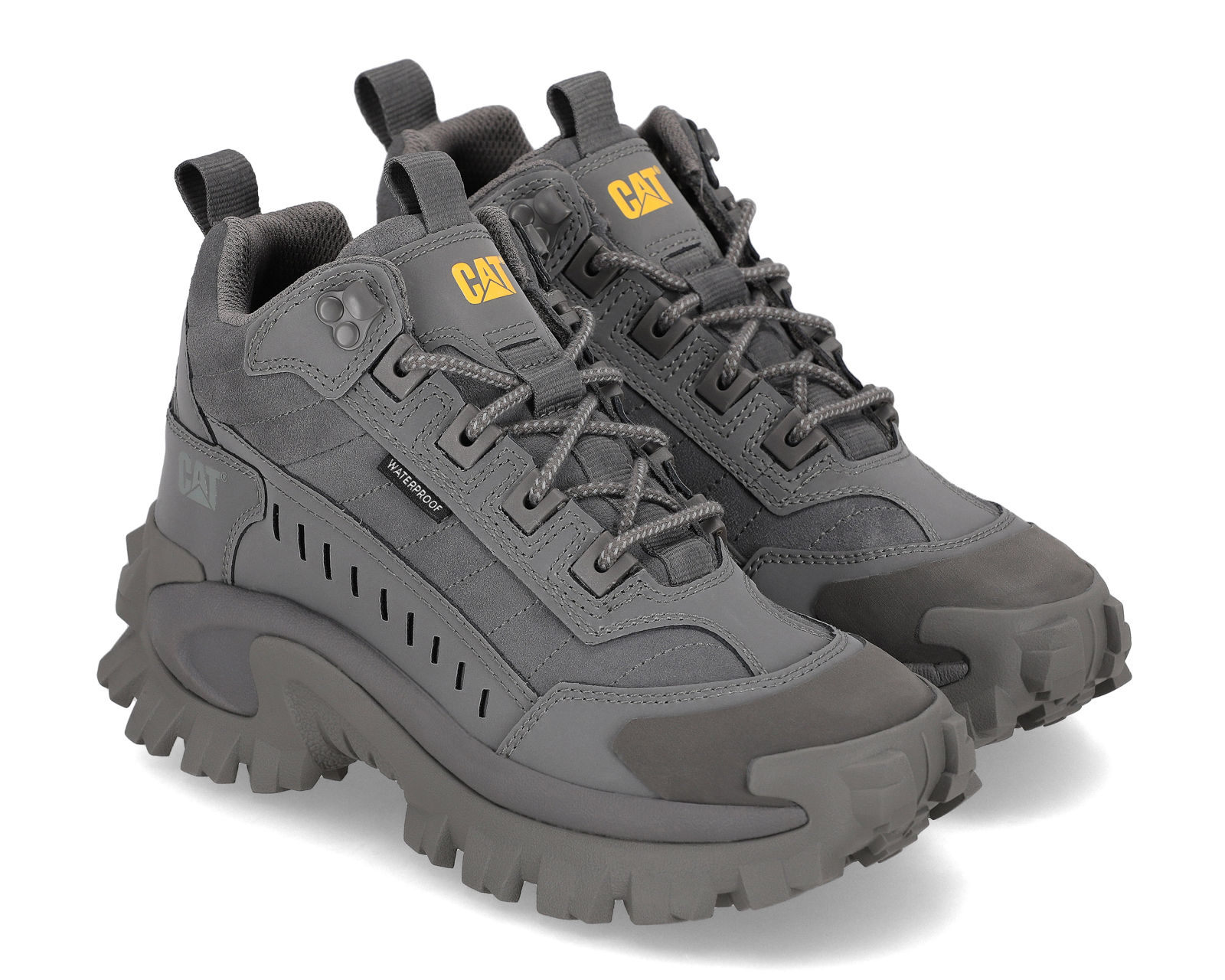 Tenis para Senderismo CAT Intruder Mid de Piel para Hombre