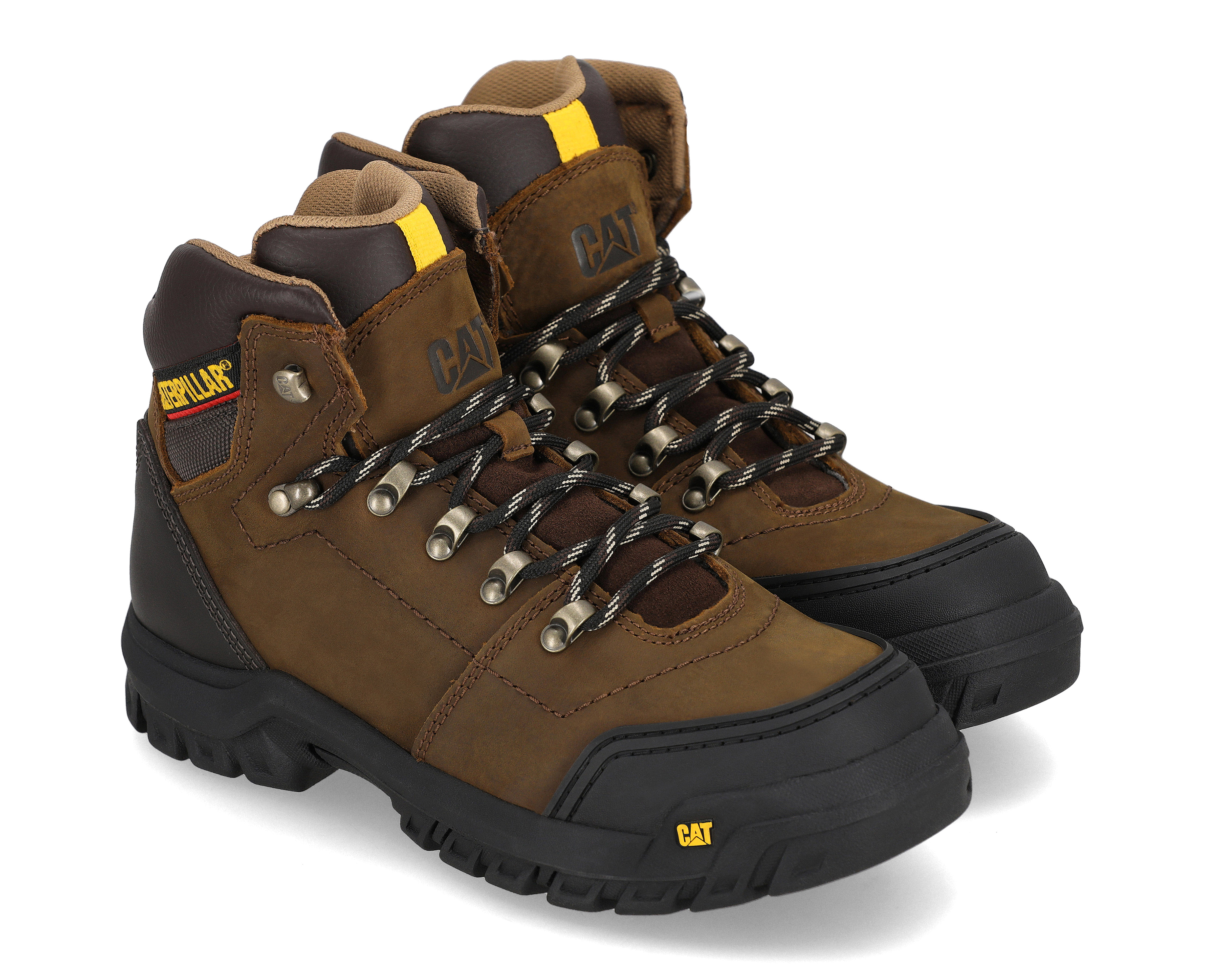 Botas de Trabajo CAT de Piel para Hombre