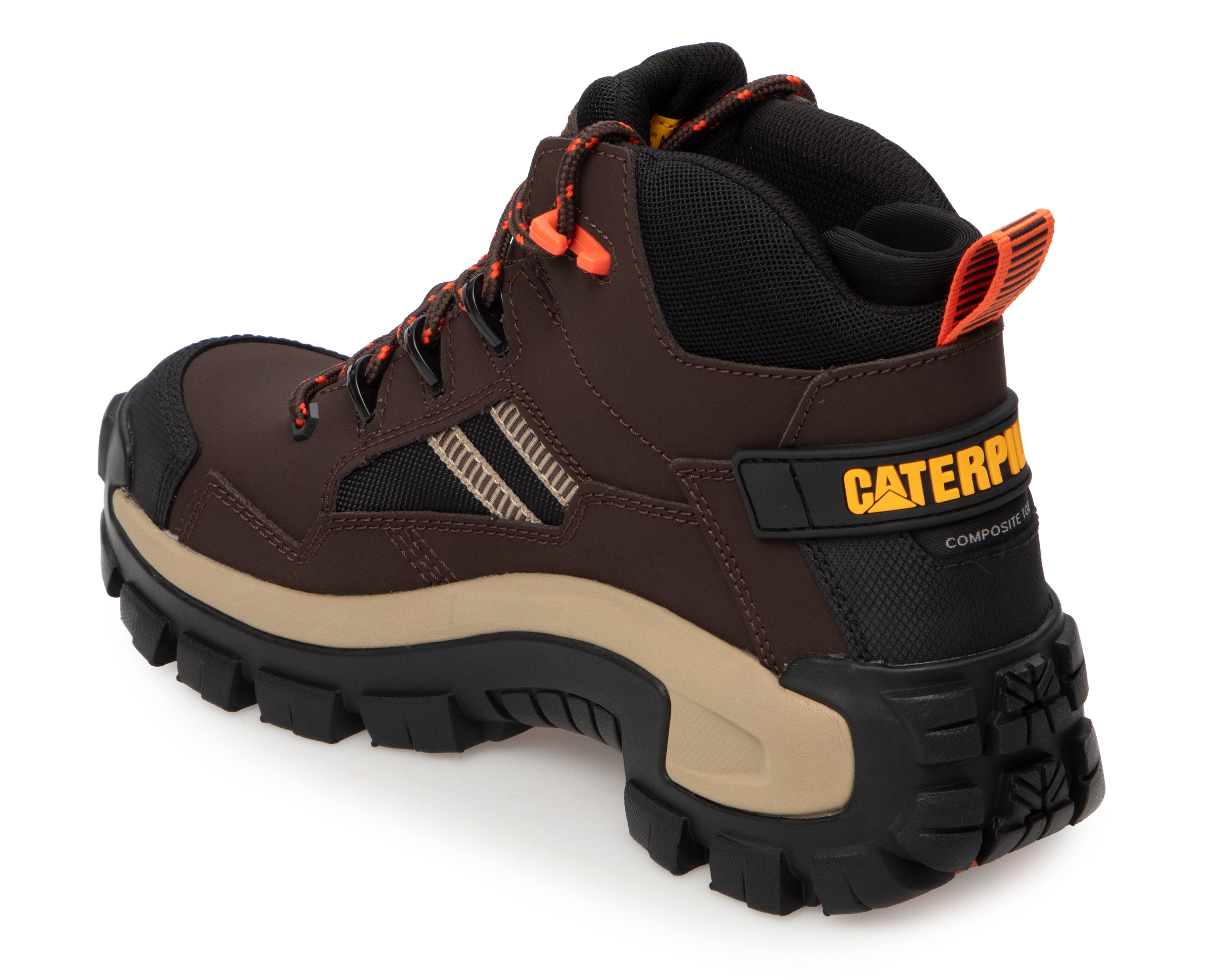 Foto 5 pulgar | Foto 3 | Botas de Trabajo CAT Invader Mid Vent de Piel para Hombre Certificada