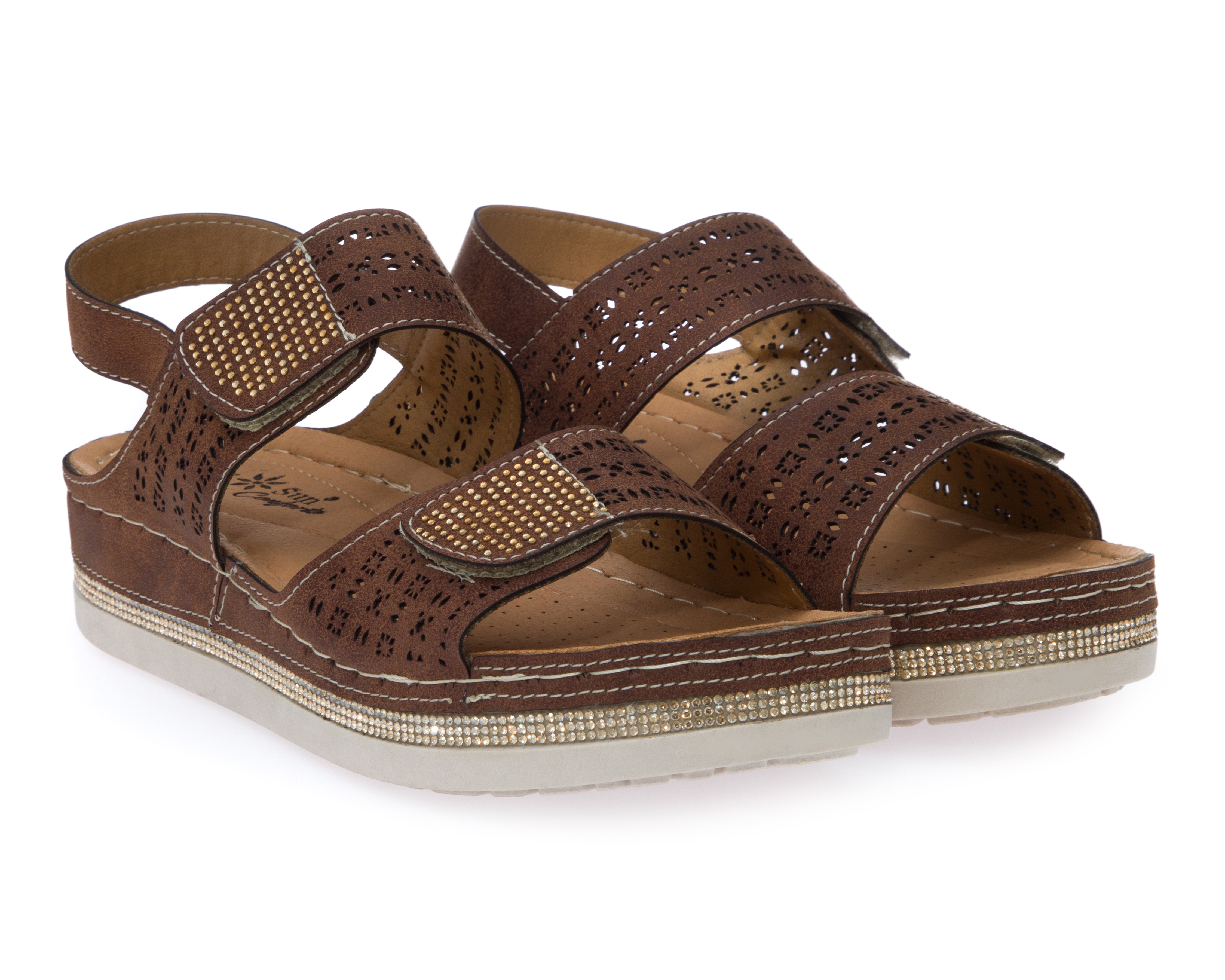Foto 2 pulgar | Foto 1 | Sandalias Confort Lady Sun Conforto Vip para Mujer