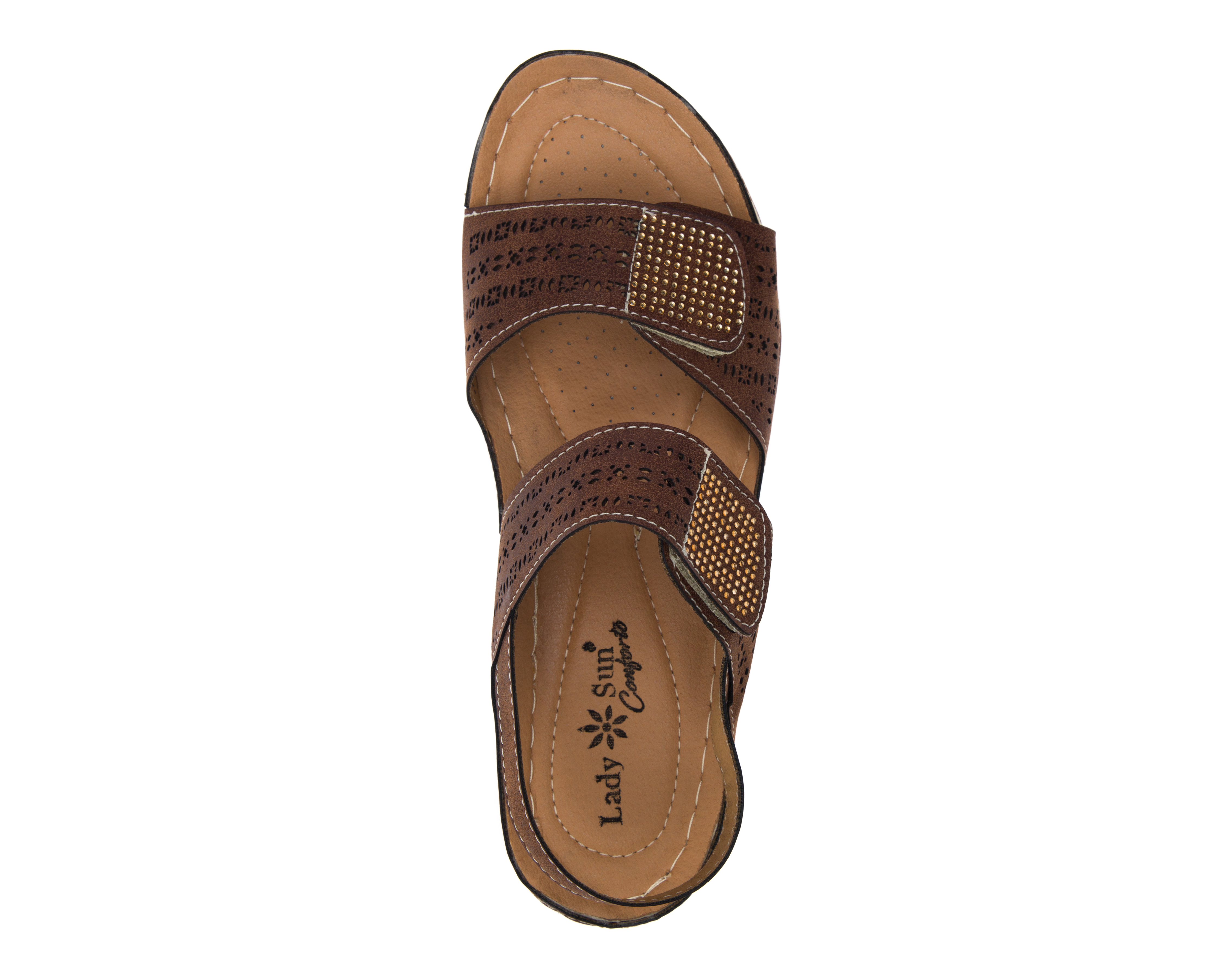 Foto 6 pulgar | Foto 5 | Sandalias Confort Lady Sun Conforto Vip para Mujer