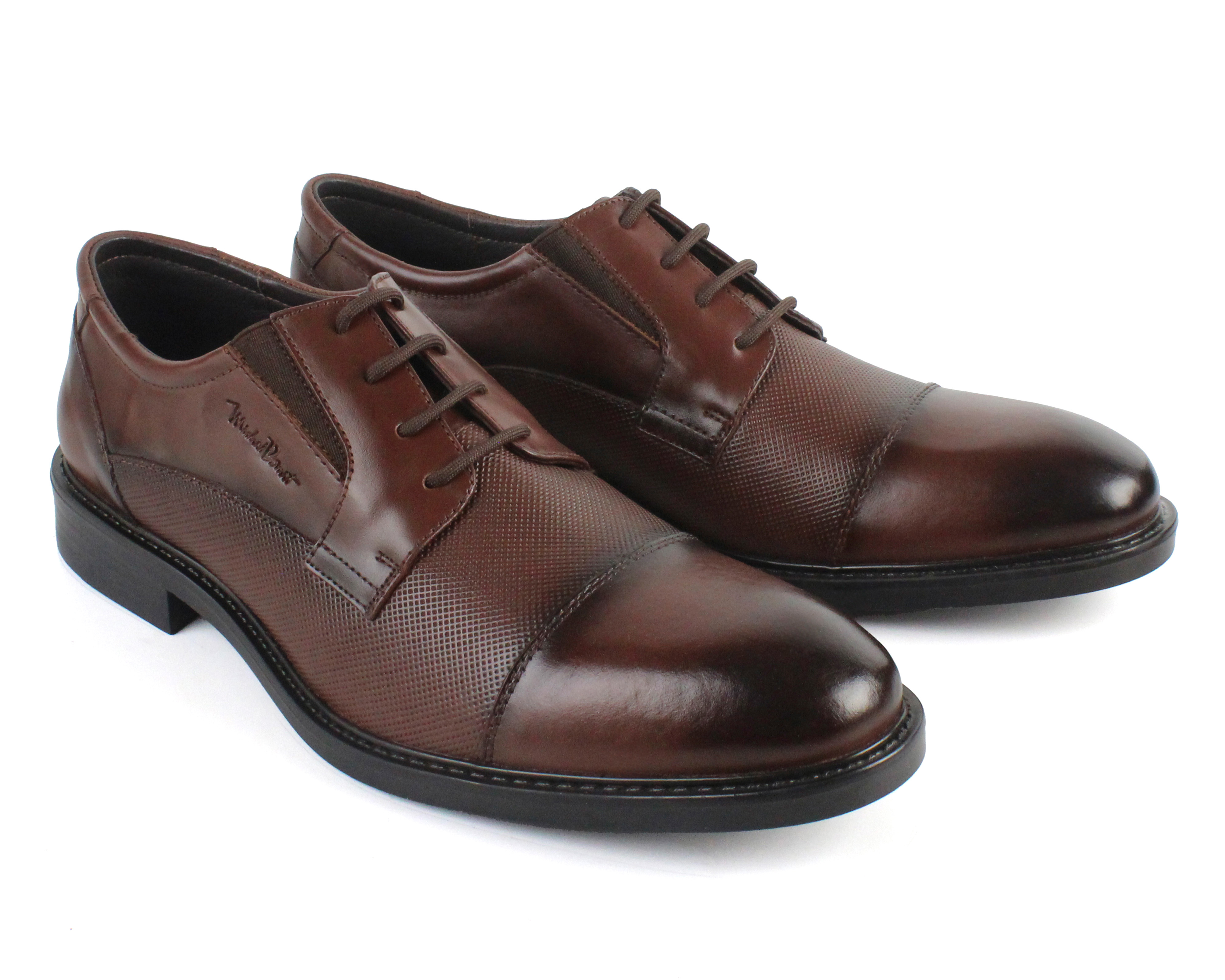 Foto 2 pulgar | Foto 1 | Zapatos de Vestir Michel Domit de Piel para Hombre