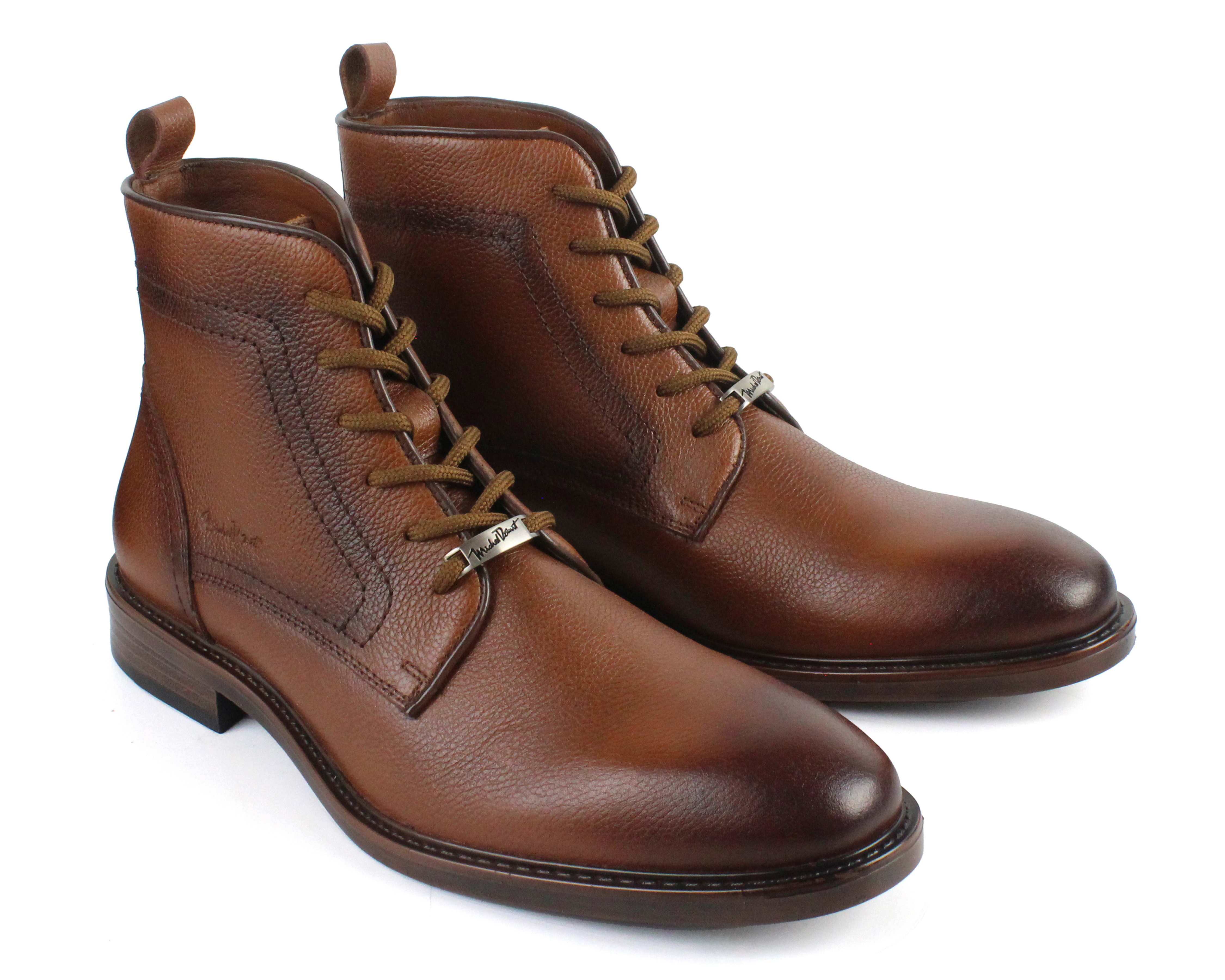 Foto 2 pulgar | Foto 1 | Botas Casuales Michel Domit de Piel para Hombre