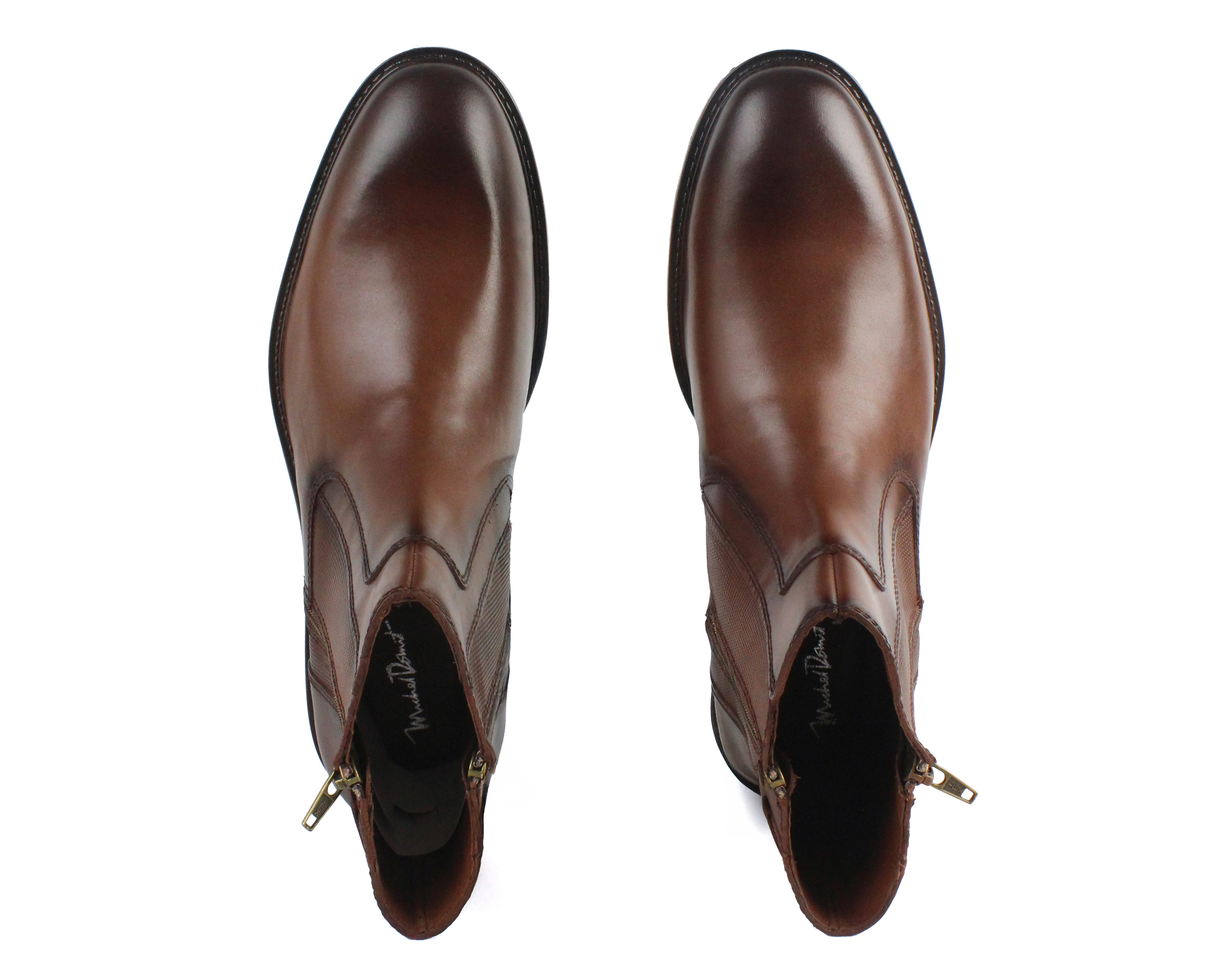 Foto 3 pulgar | Foto 2 | Botas Casuales Michel Domit de Piel para Hombre