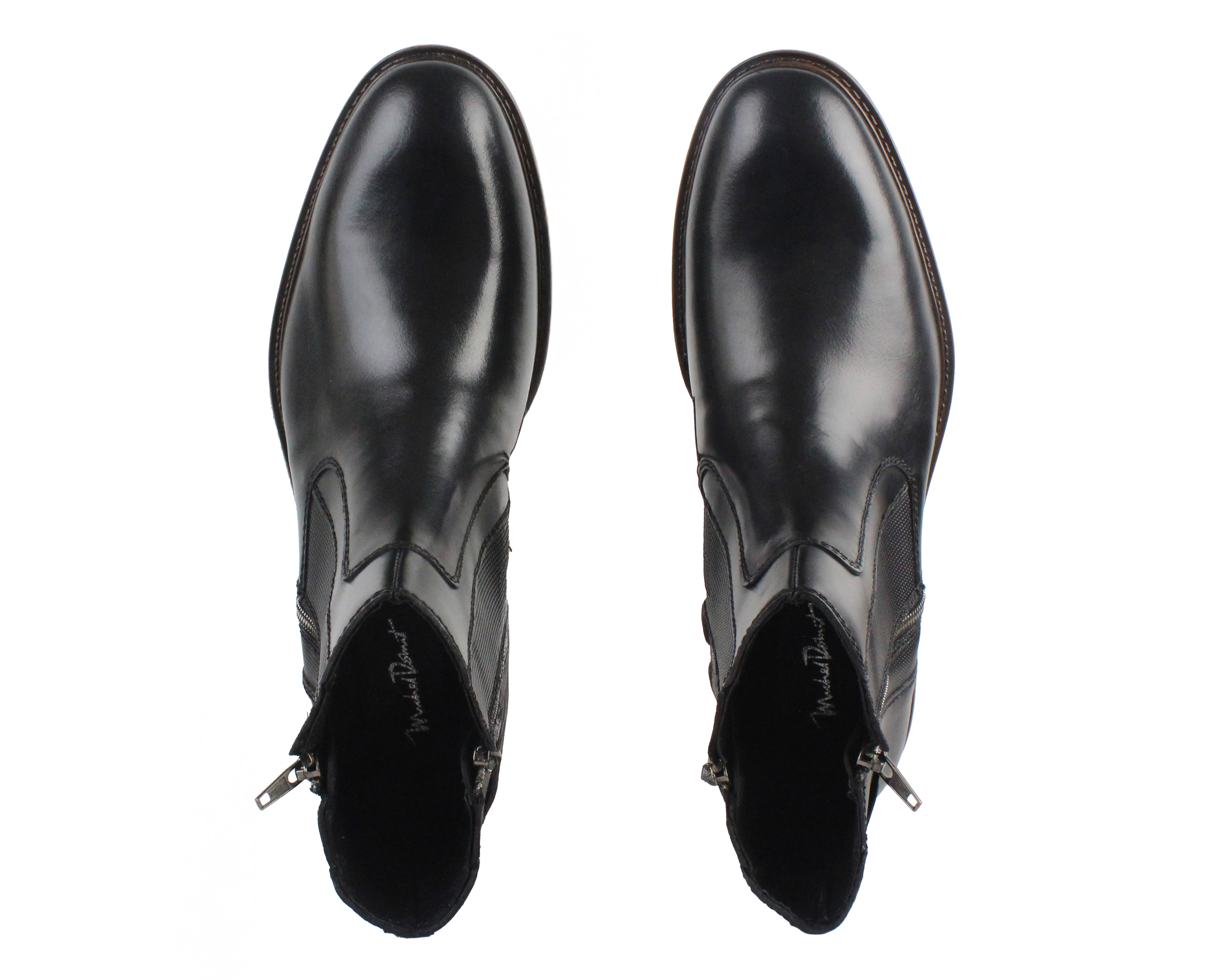 Foto 2 | Foto 2 | Botas Casuales Michel Domit de Piel para Hombre