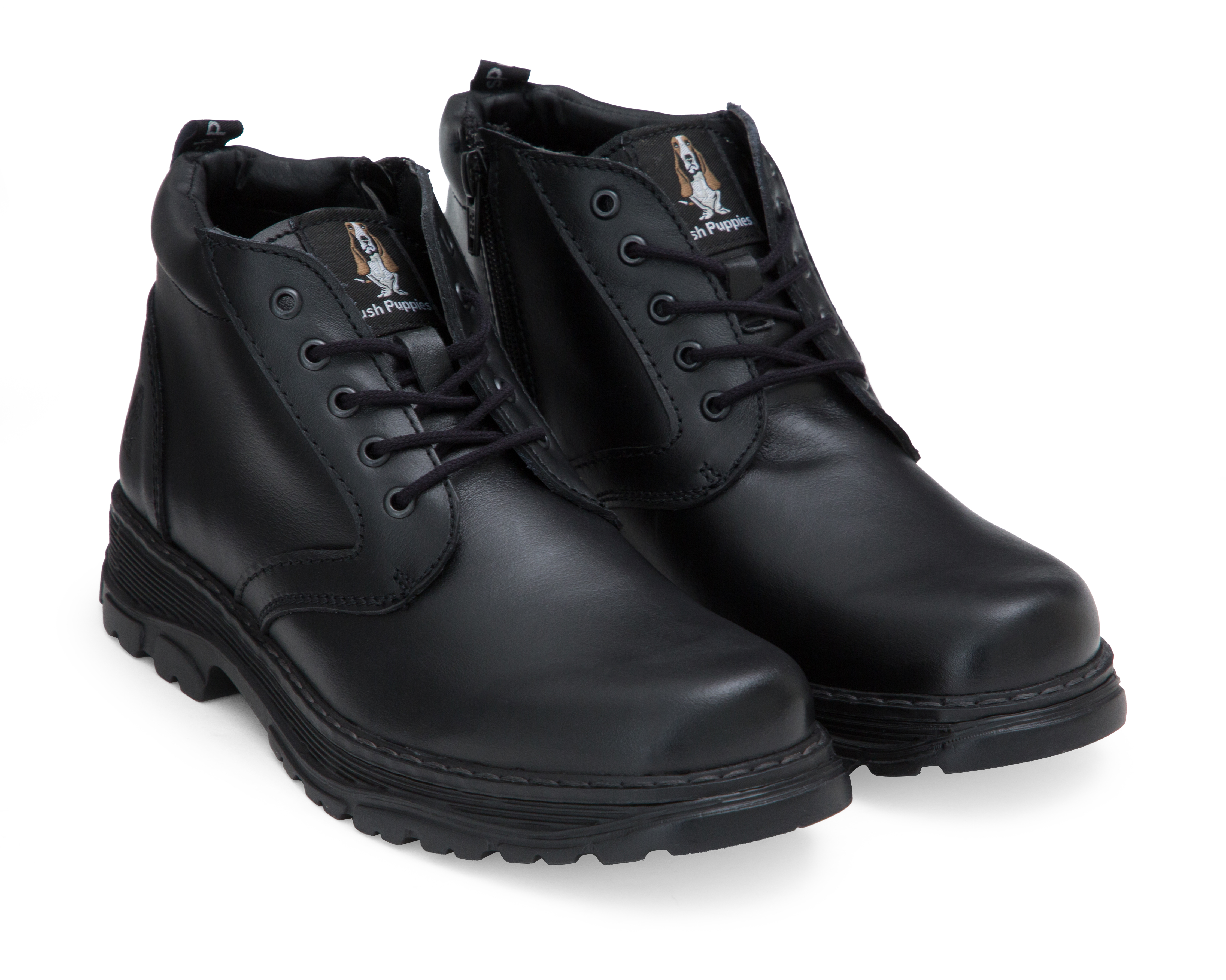 Foto 2 pulgar | Foto 1 | Botas Casuales Hush Puppies de Piel Juveniles