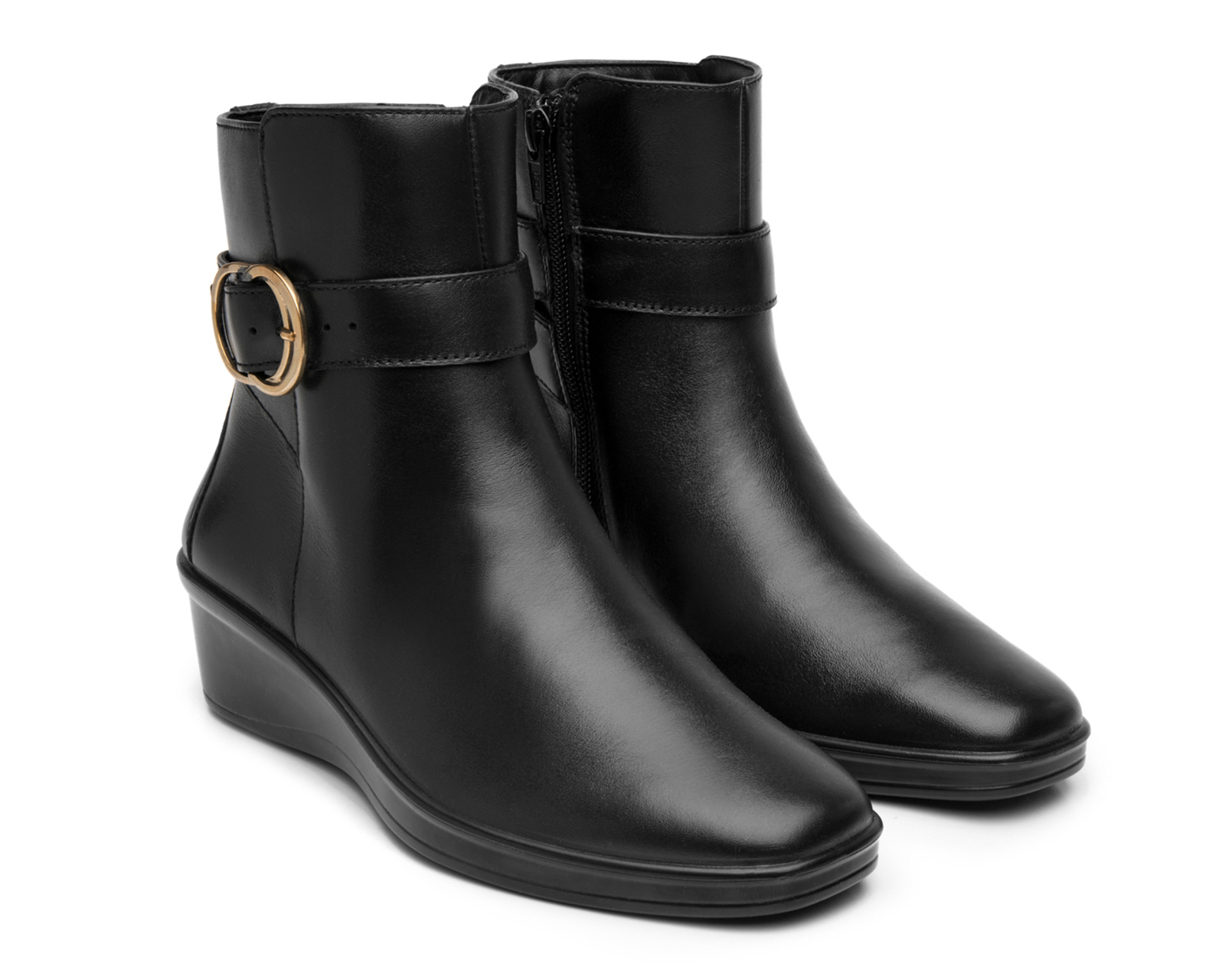 Foto 2 pulgar | Foto 1 | Botas Confort Flexi Anansa de Piel para Mujer