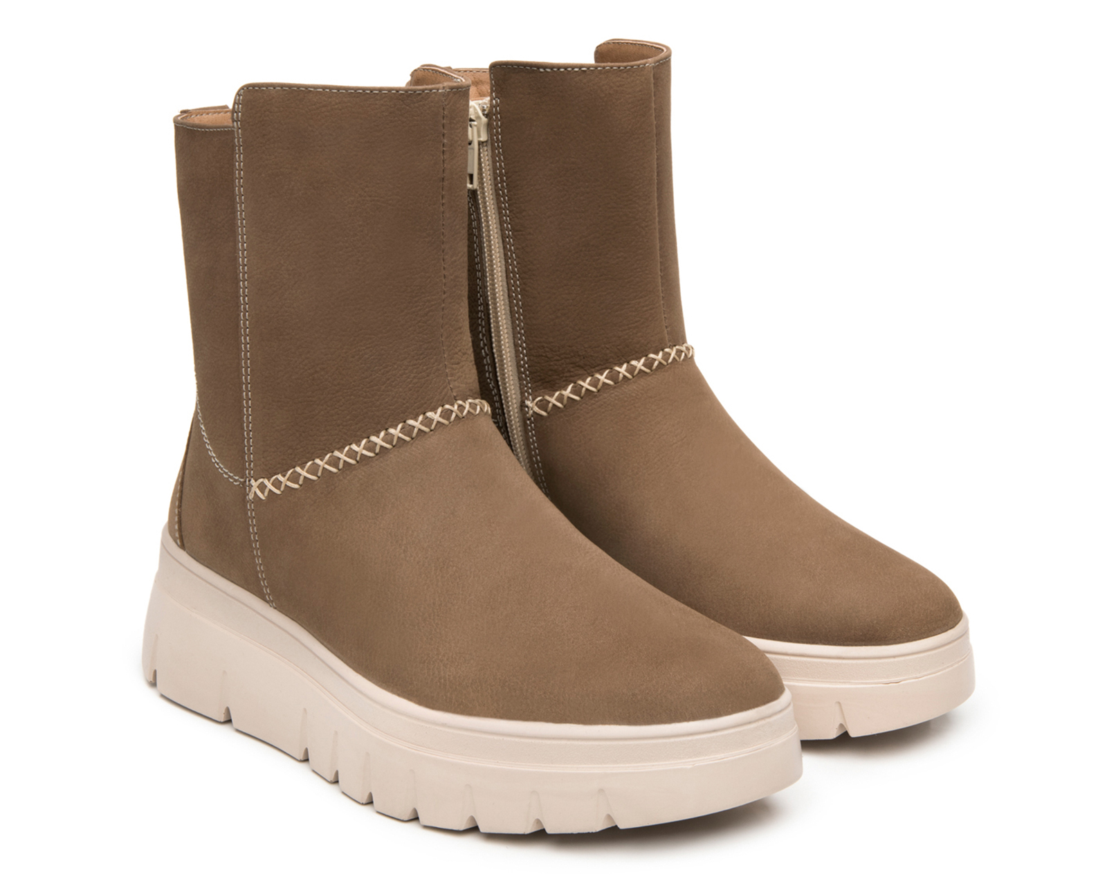 Foto 2 pulgar | Foto 1 | Botas Casuales Flexi Dariela de Piel para Mujer