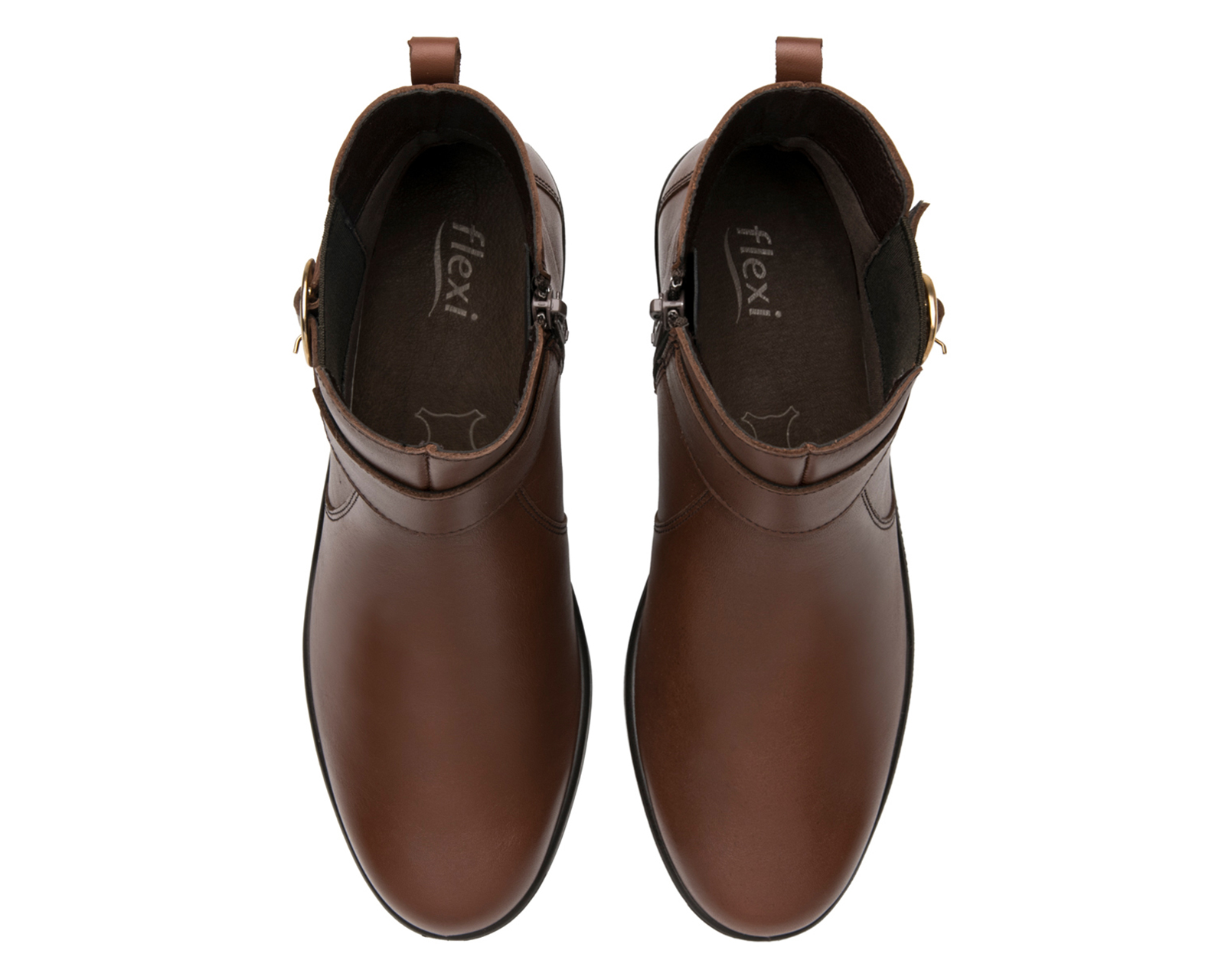 Foto 5 | Foto 5 | Botines Casuales Flexi Raissa de Piel para Mujer