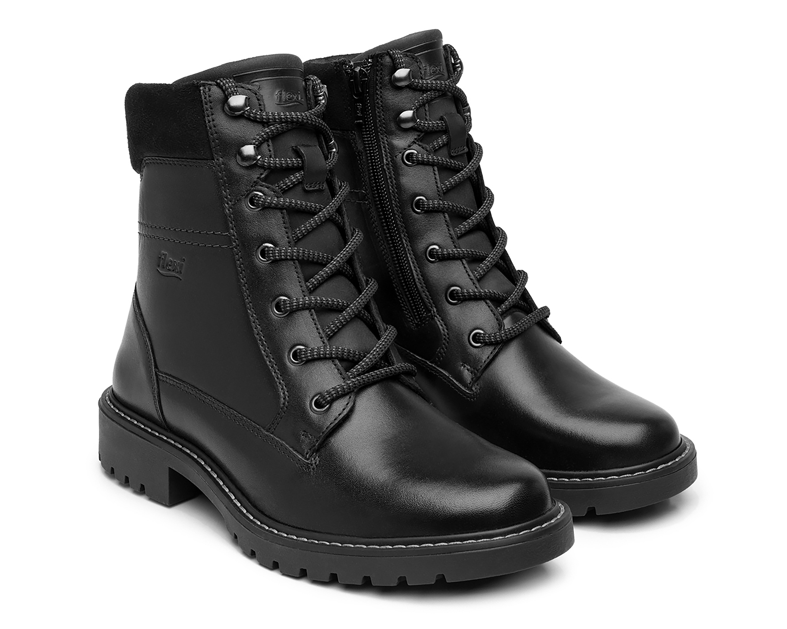 Foto 2 pulgar | Foto 1 | Botas Urbanas Flexi Aldara de Piel para Mujer