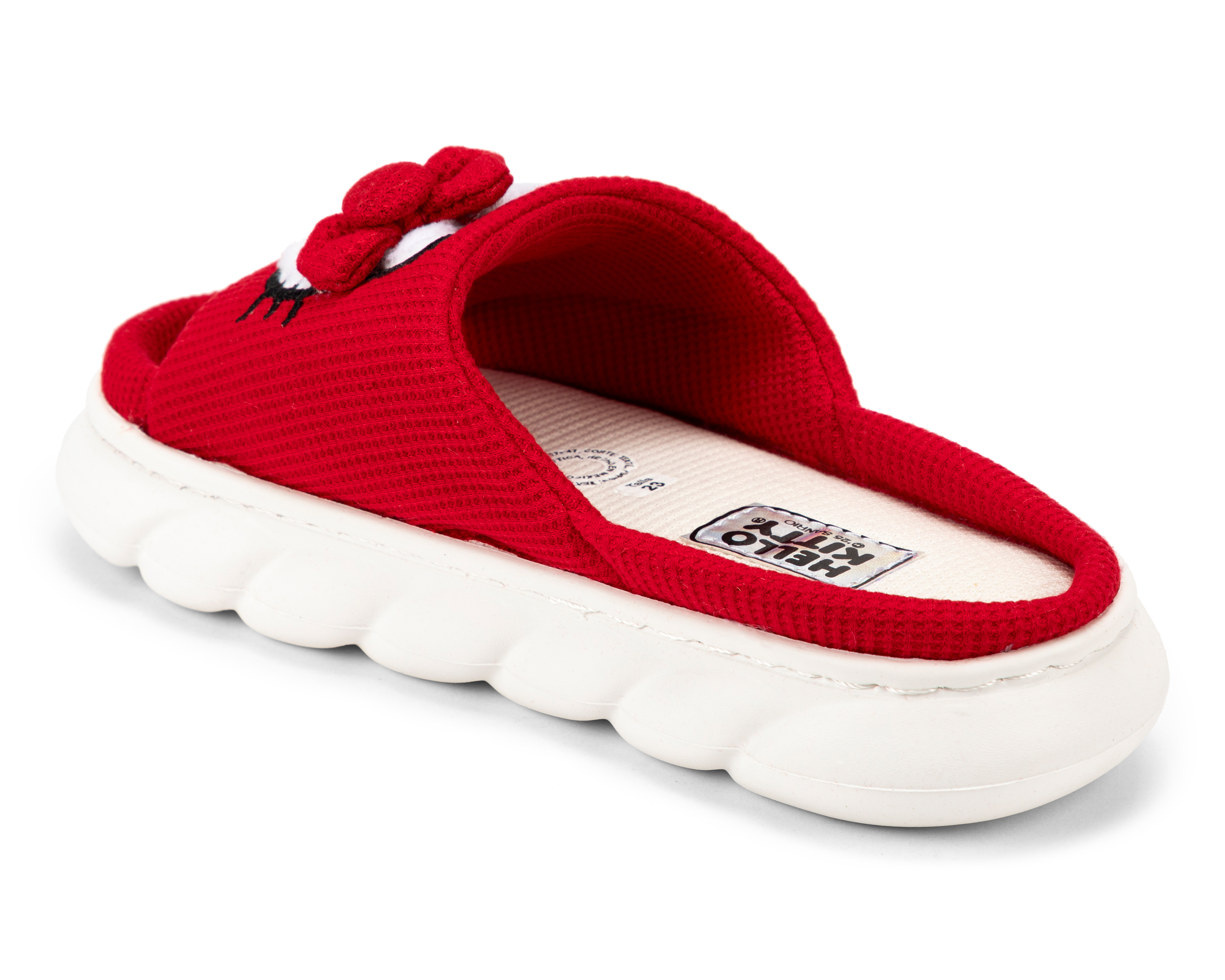 Foto 4 pulgar | Foto 3 | Pantuflas para Mujer Hello Kitty