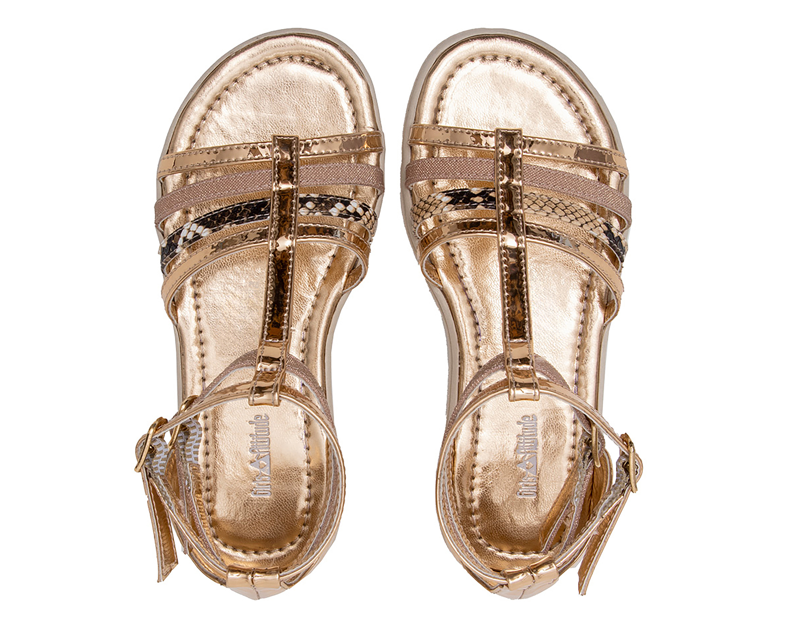 Foto 4 pulgar | Foto 3 | Sandalias Casuales Girls Attitude para Niña
