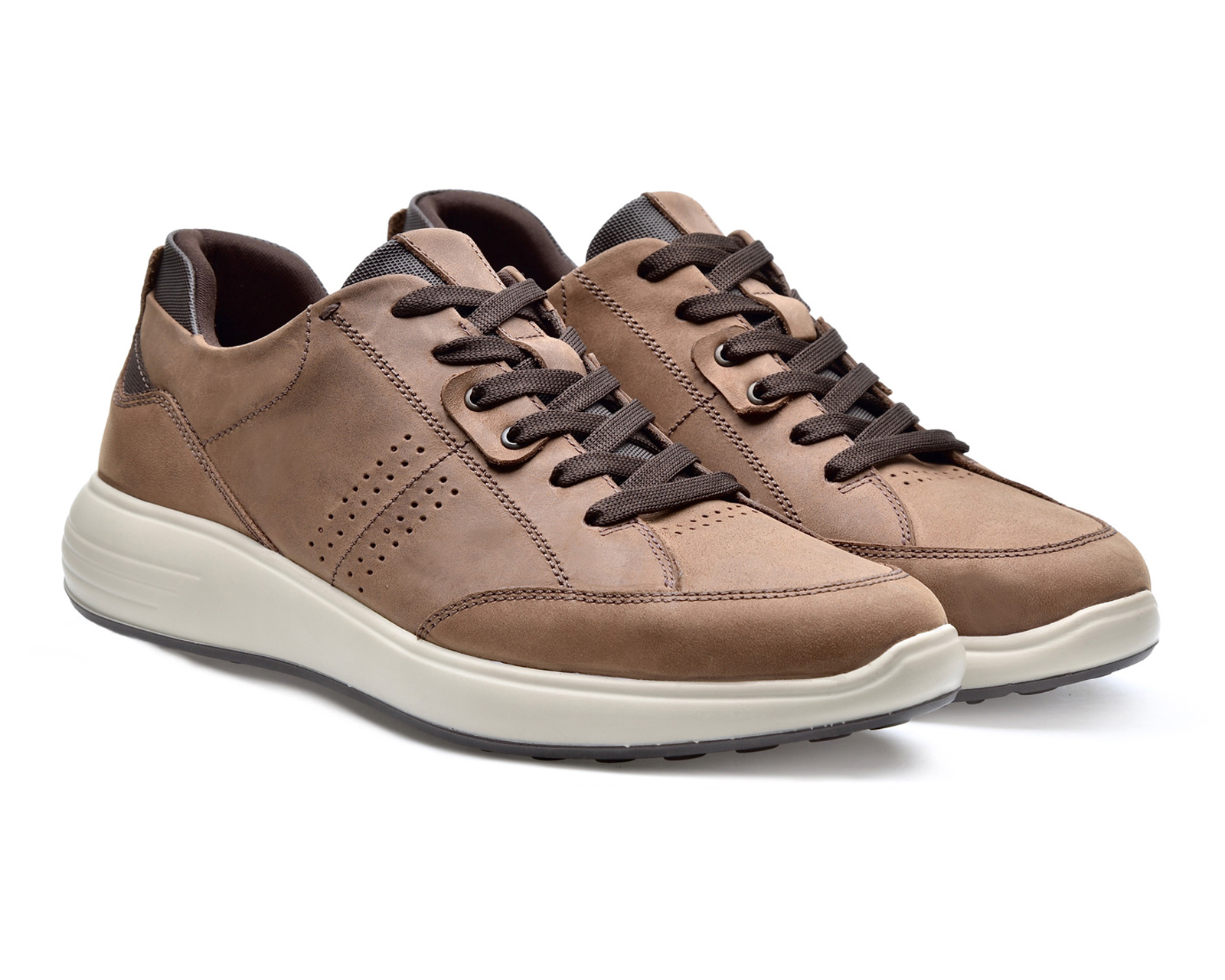 Foto 2 pulgar | Foto 1 | Tenis Casuales Porto Sur de Piel para Hombre