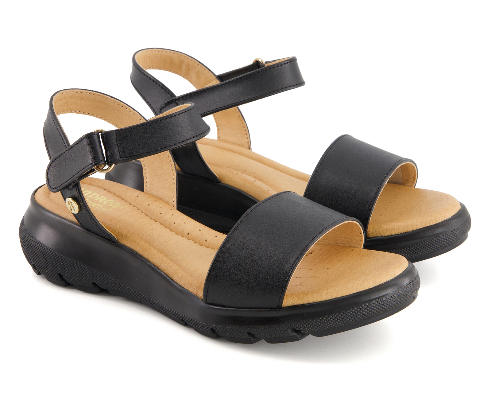 Foto 2 pulgar | Foto 1 | Sandalias Confort Andrea de Piel para Mujer