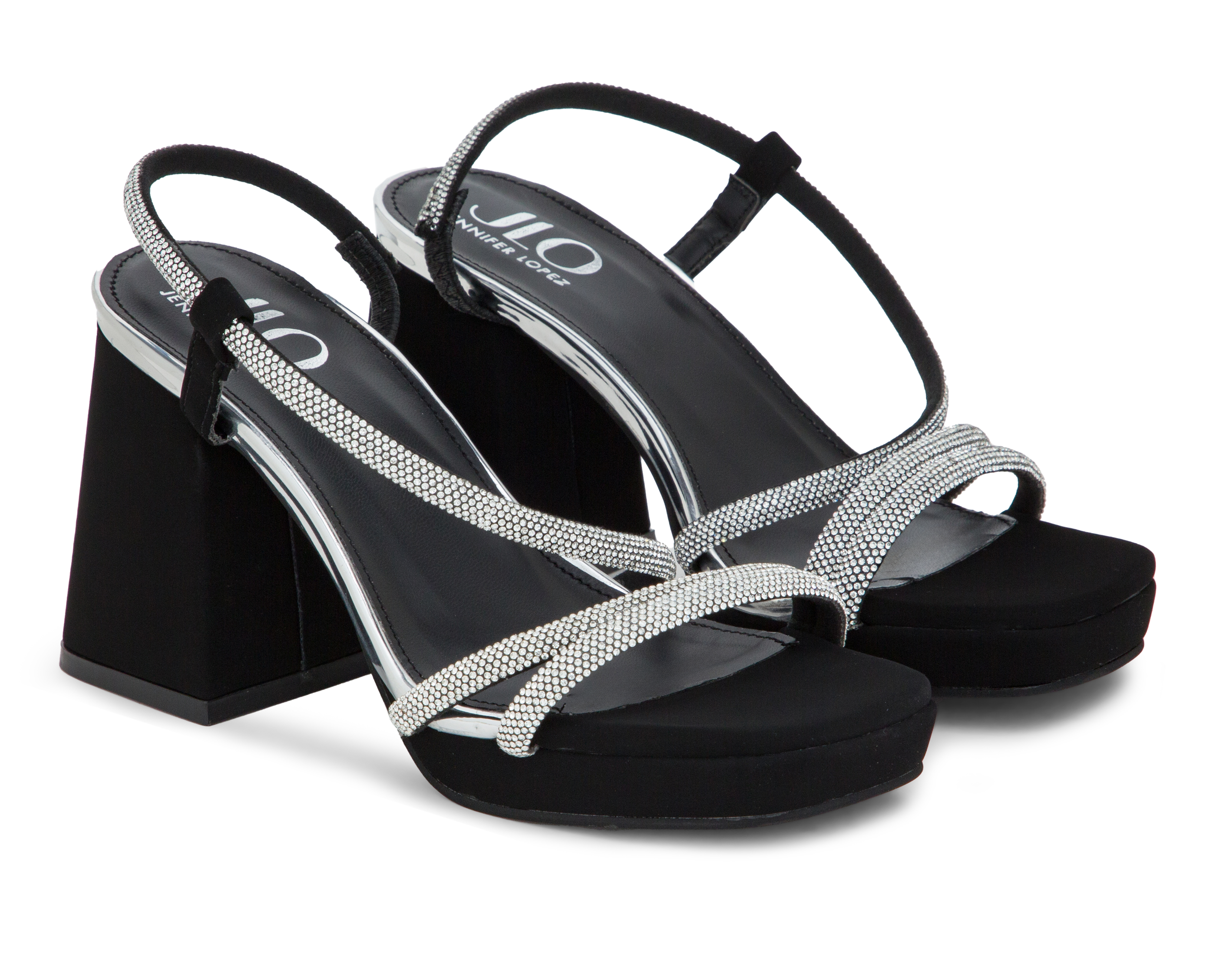 Foto 2 pulgar | Foto 1 | Sandalias de Tacón Jennifer Lopez para Mujer