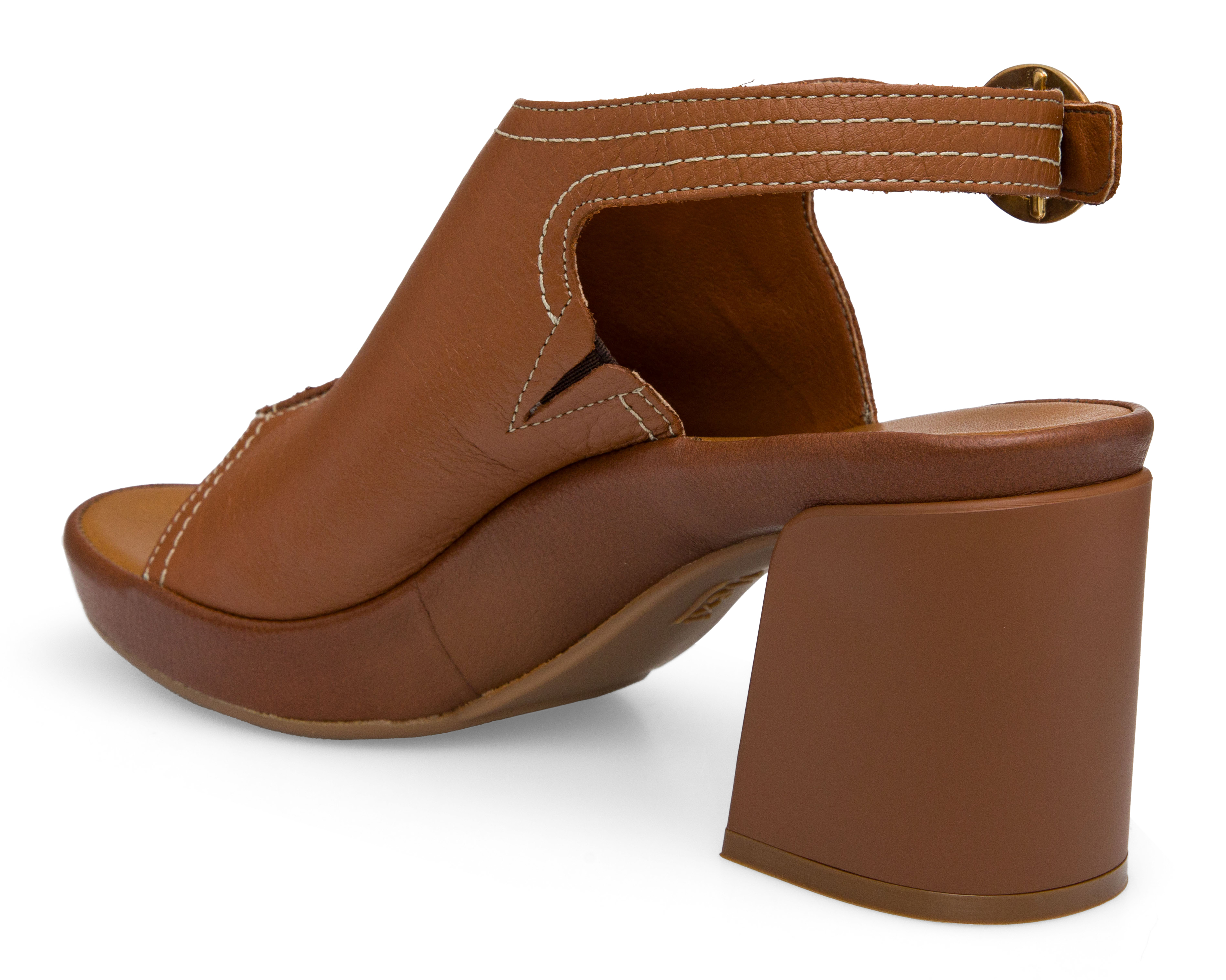 Foto 4 pulgar | Foto 3 | Sandalias de Tacón Flexi de Piel para Mujer